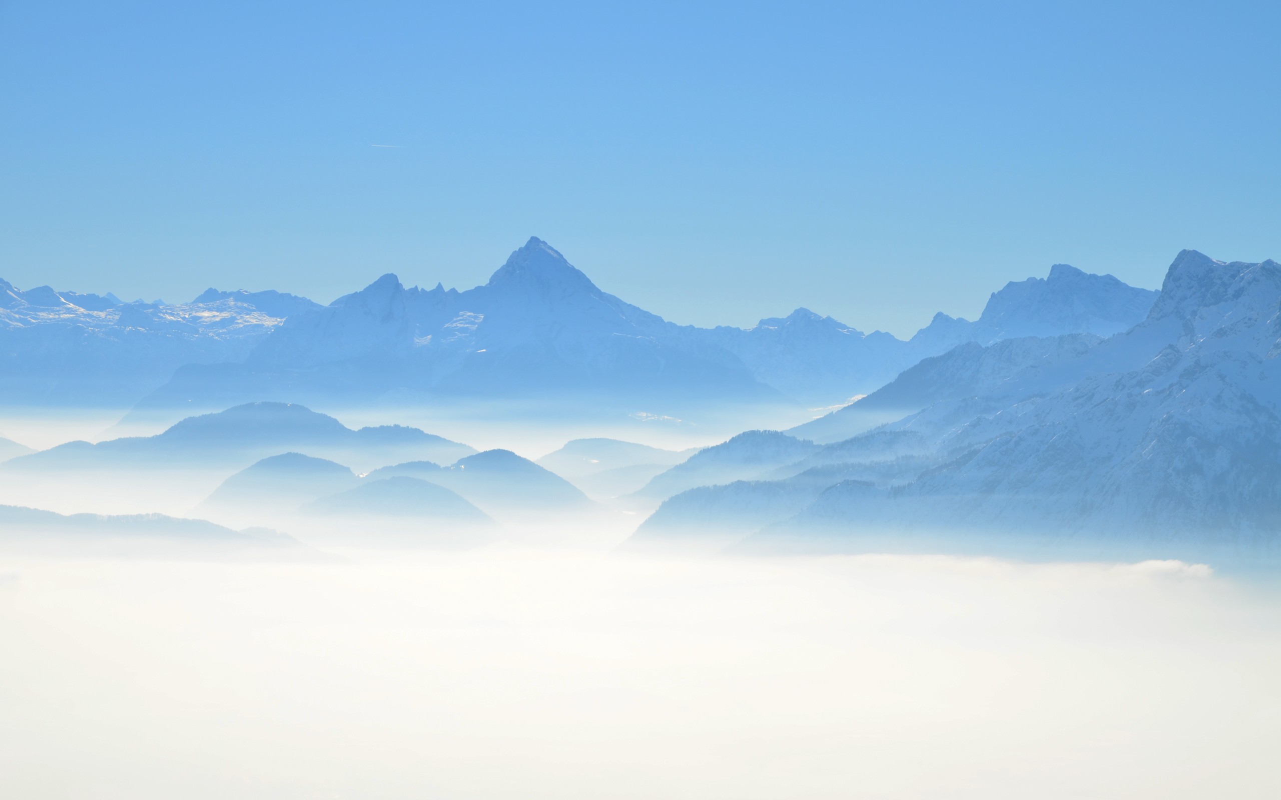 General 2560x1600 landscape photography nature mountains mist