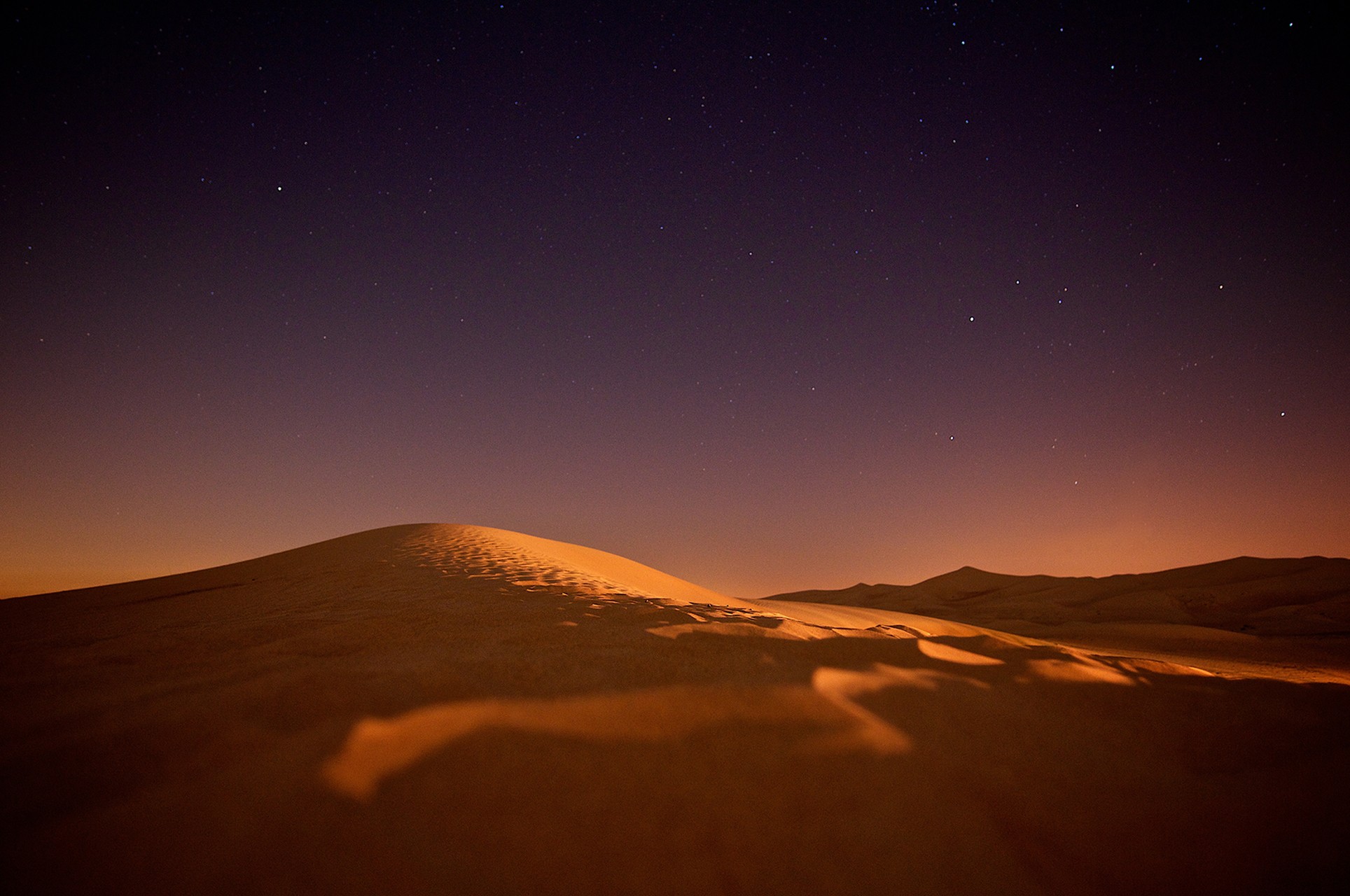 General 1928x1280 landscape sky desert nature stars dunes