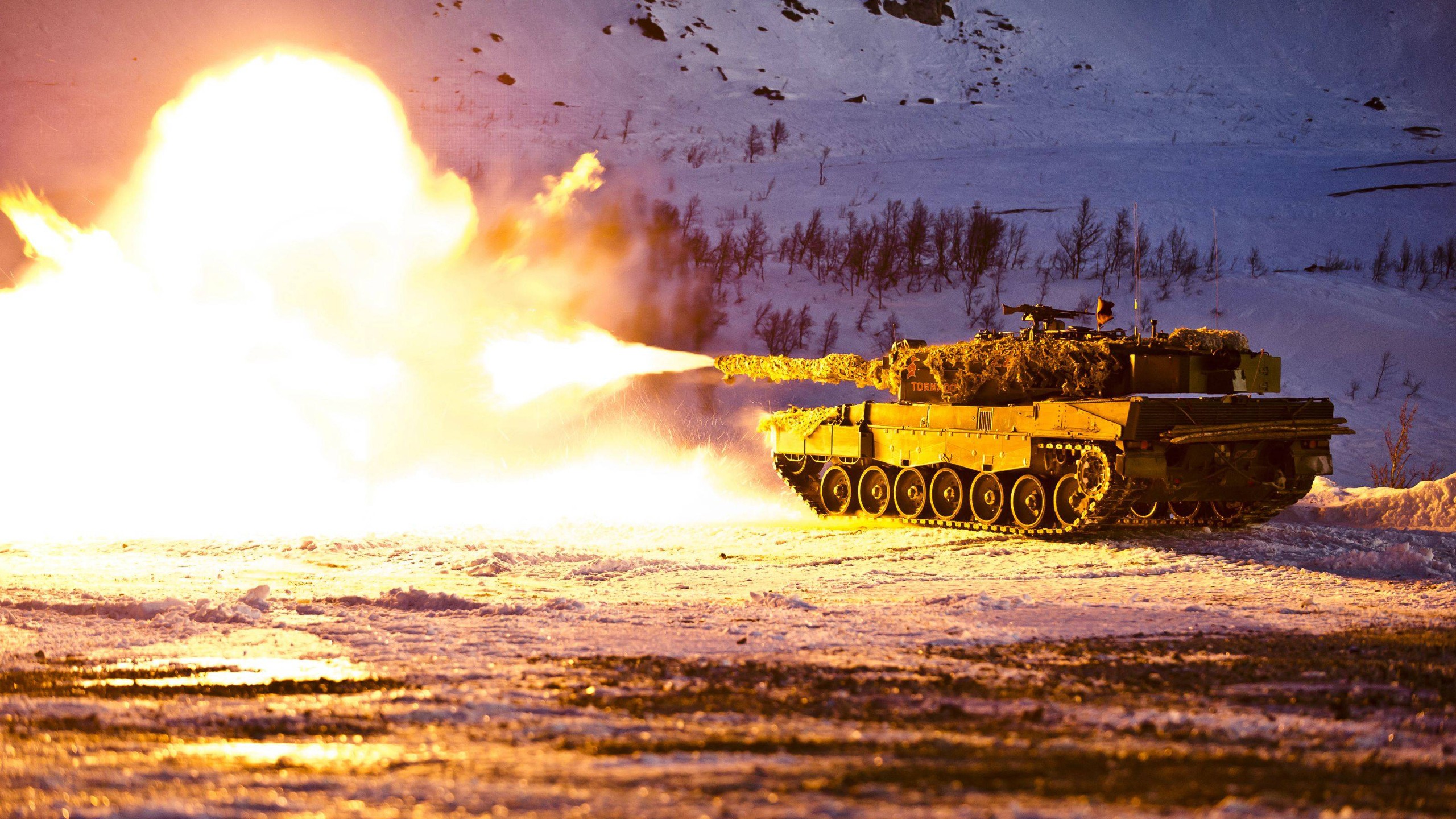 General 2560x1440 military tank Norwegian Army Leopard 2 military vehicle vehicle