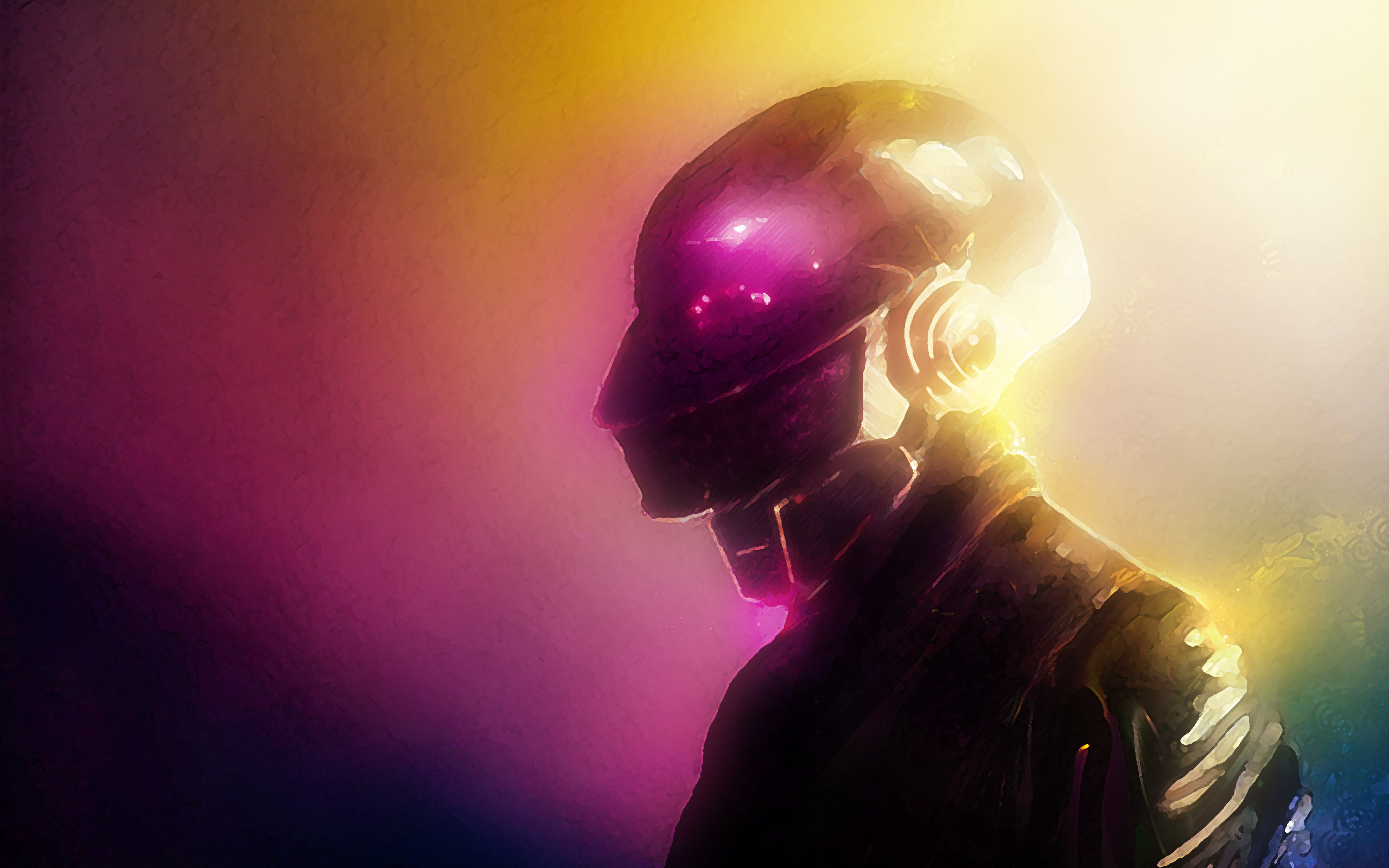 General 2560x1600 Daft Punk music artwork electronic music digital art