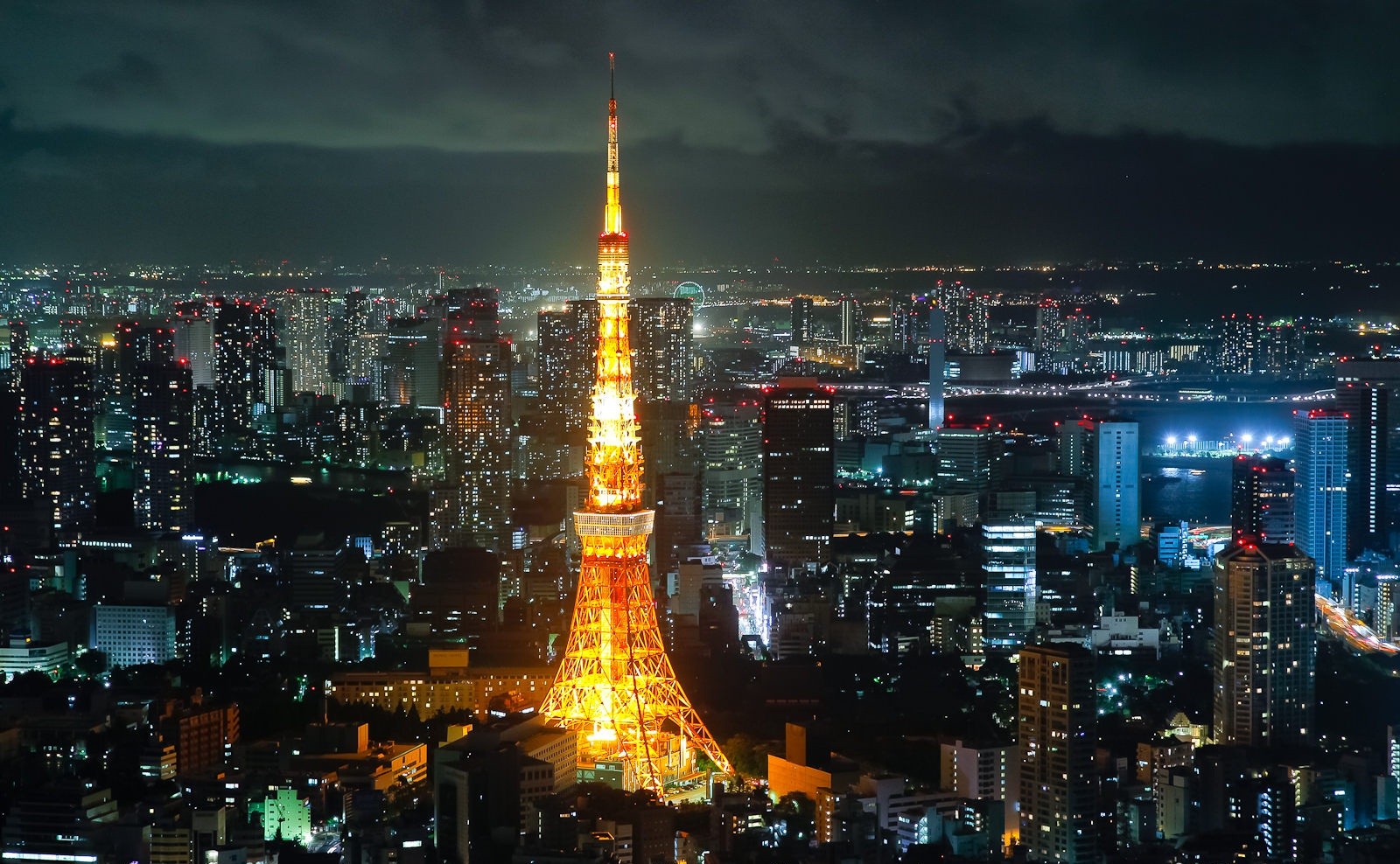 General 1600x988 Tokyo Tokyo Tower Japan cityscape night Asia city lights landmark