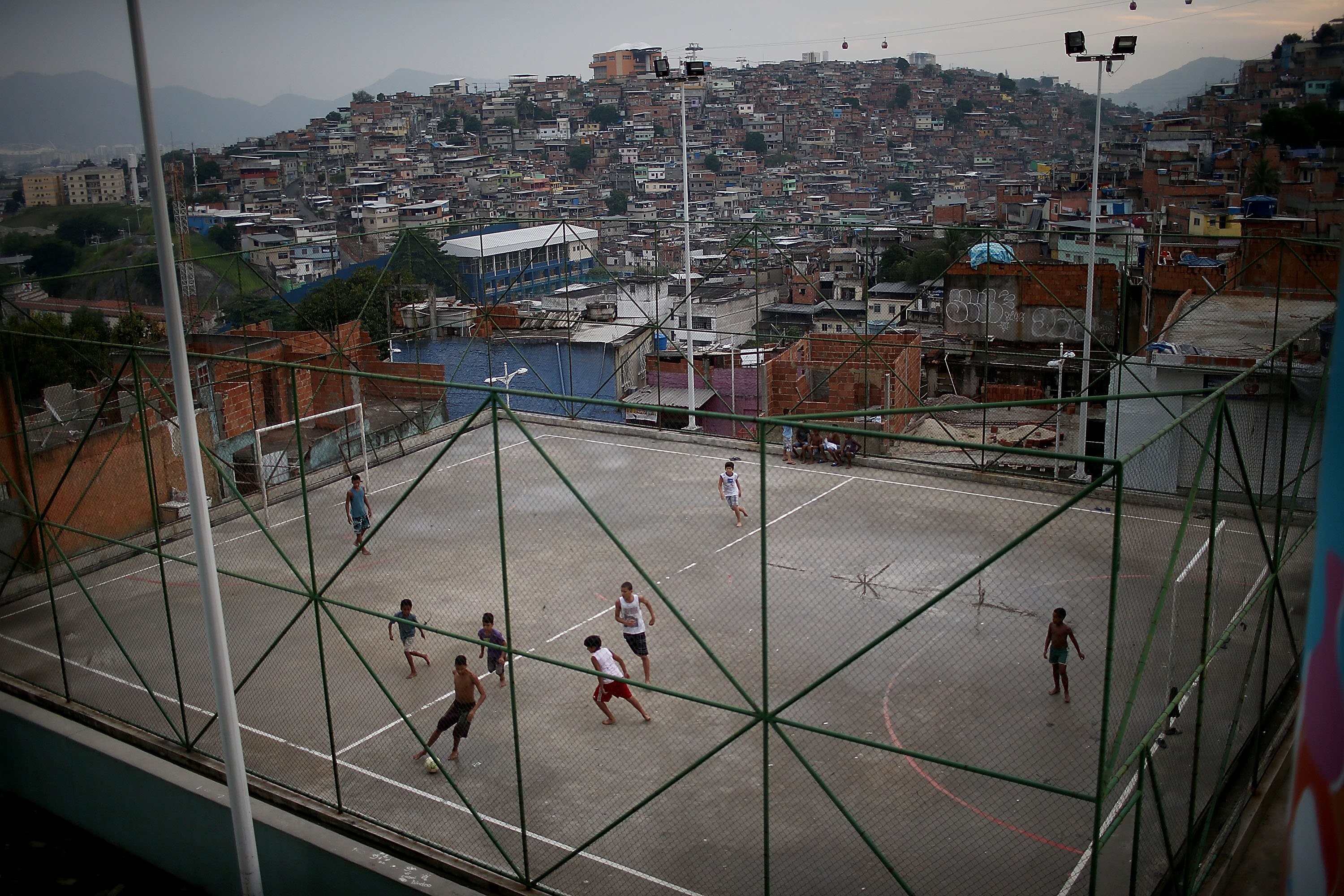 General 3000x2000 city street soccer favela sport