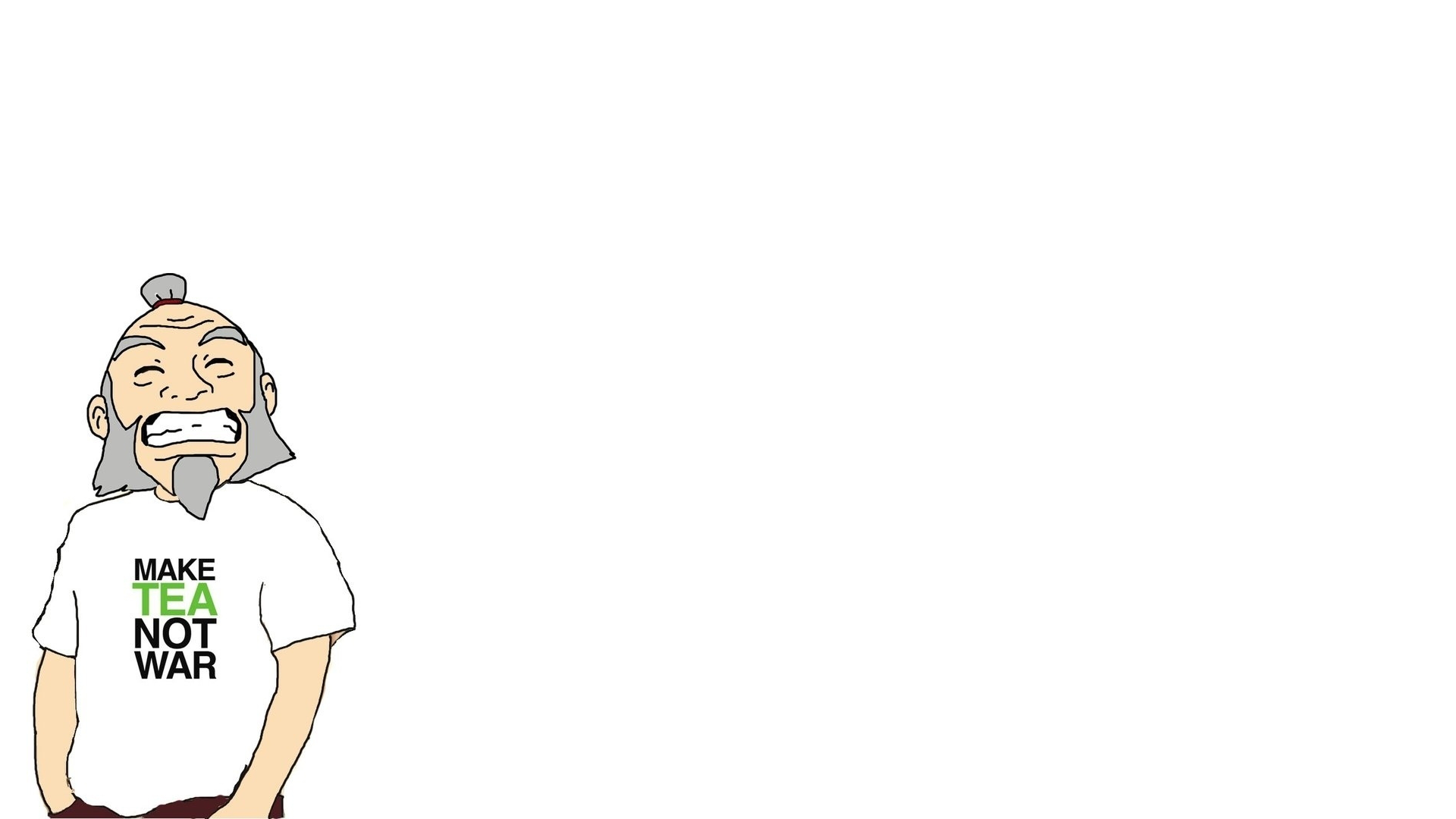 General 1920x1080 cartoon humor Avatar: The Last Airbender white background simple background Uncle Iroh