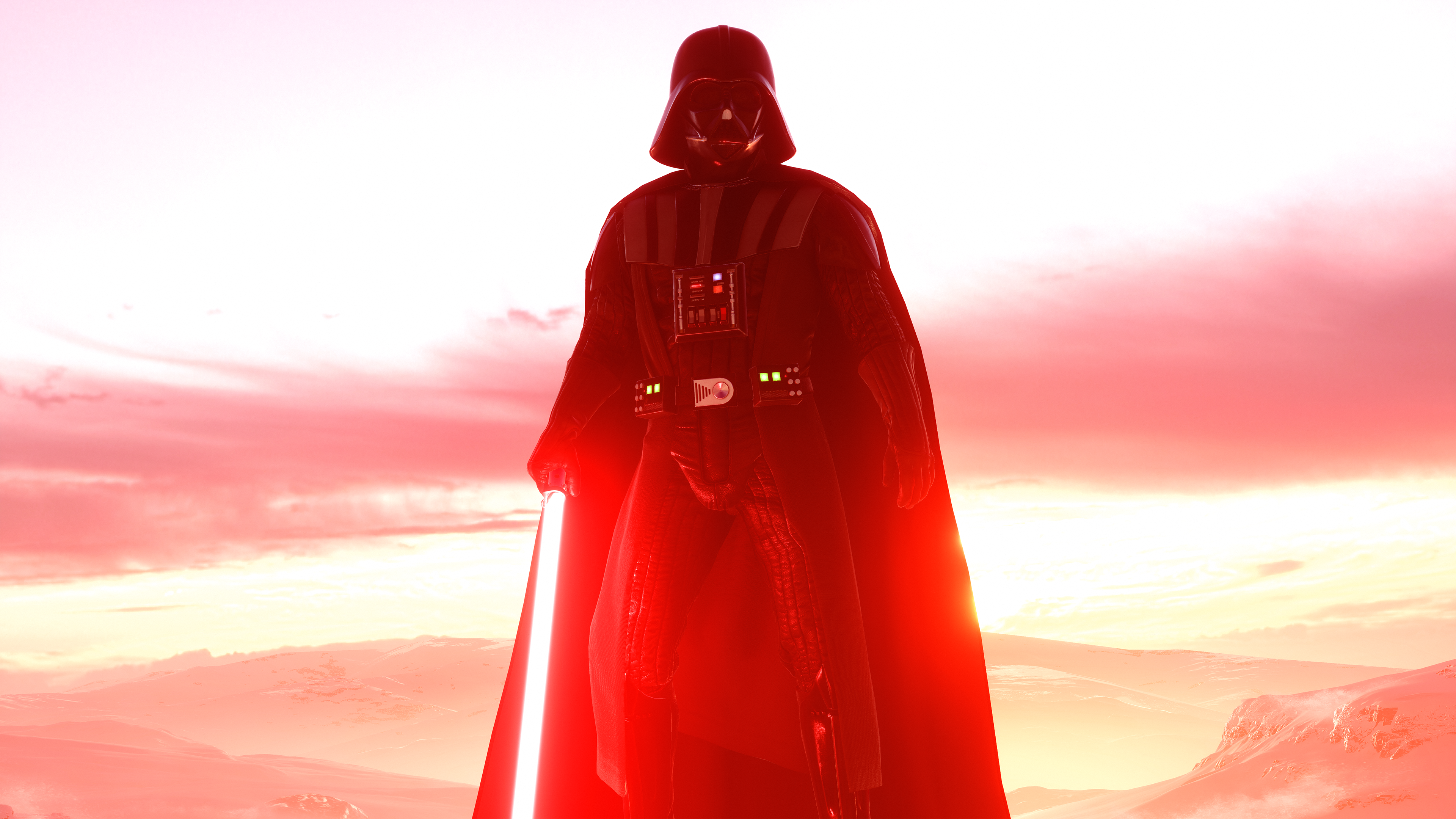 General 3840x2160 Star Wars Star Wars: Battlefront video games Darth Vader lightsaber PC gaming Sith Star Wars Villains video game art science fiction