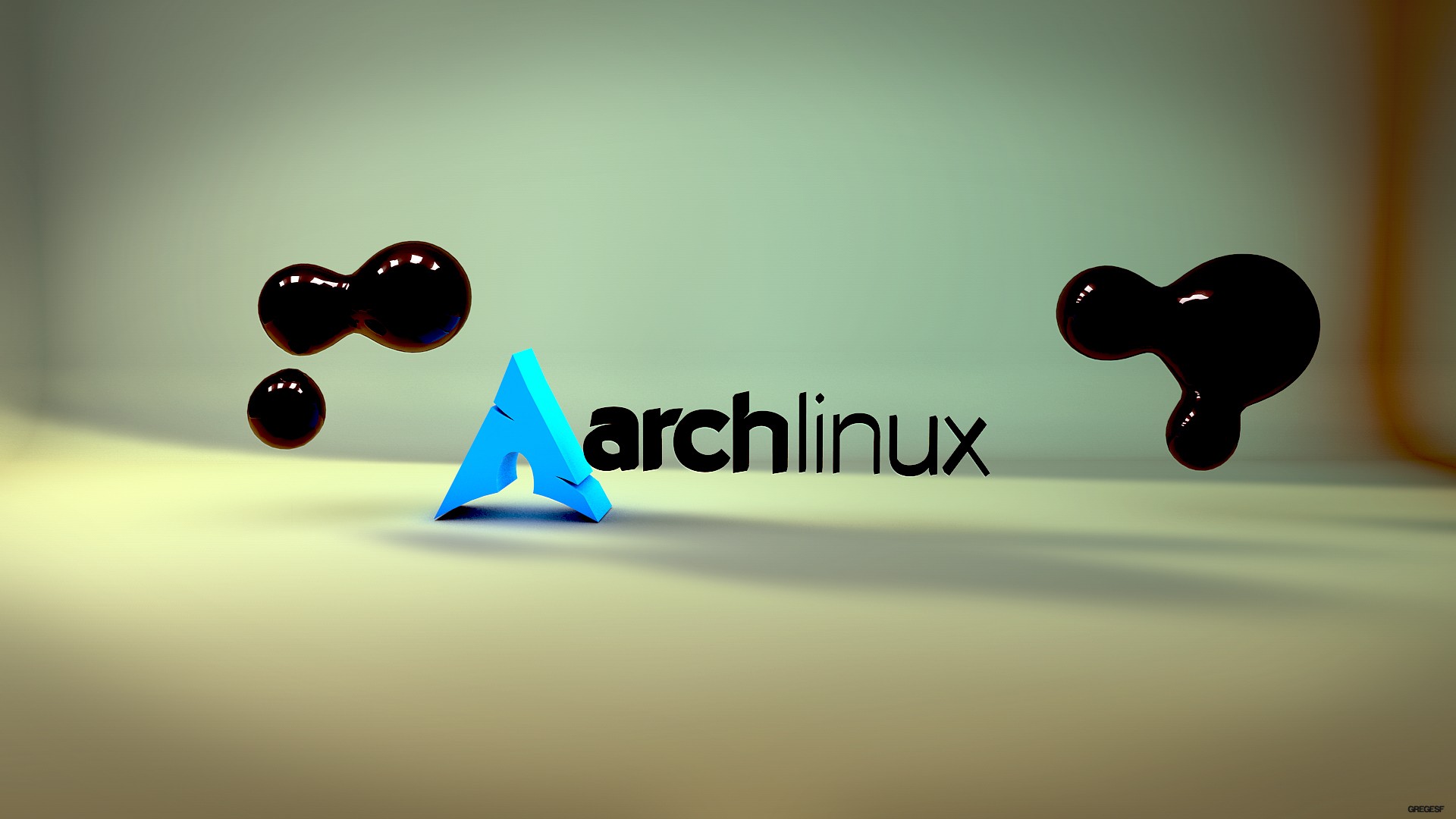 General 1920x1080 Linux Arch Linux open source operating system logo