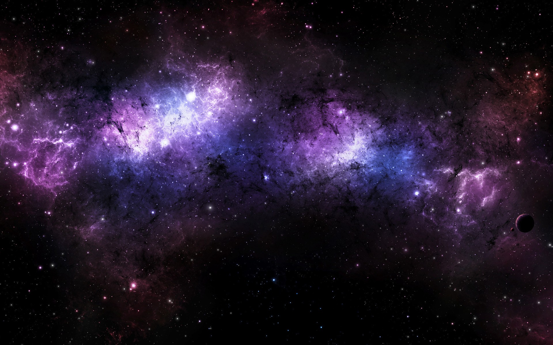 General 1920x1200 space space art stars nebula galaxy CGI planet digital art