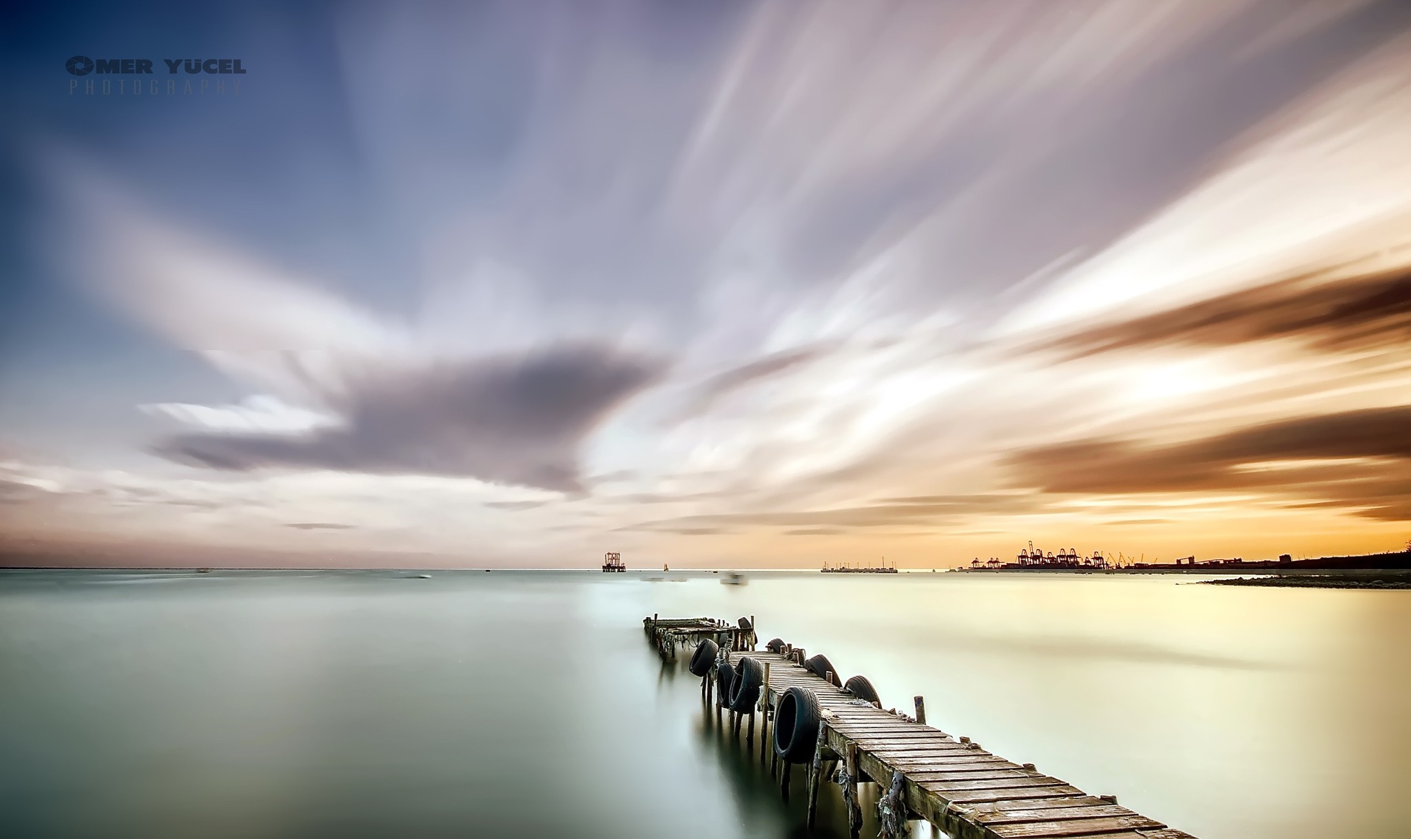 General 2048x1218 pier water clouds nature sky calm waters outdoors sea