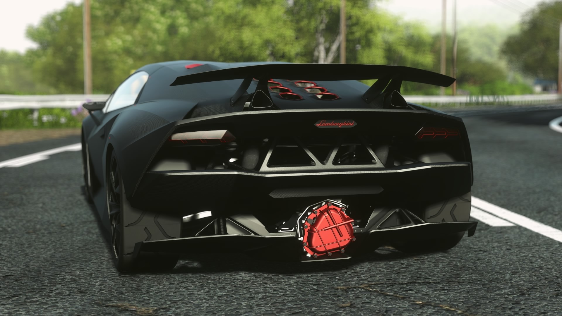 General 1920x1080 Driveclub car racing black cars Lamborghini supercars vehicle video games Lamborghini Sesto Elemento