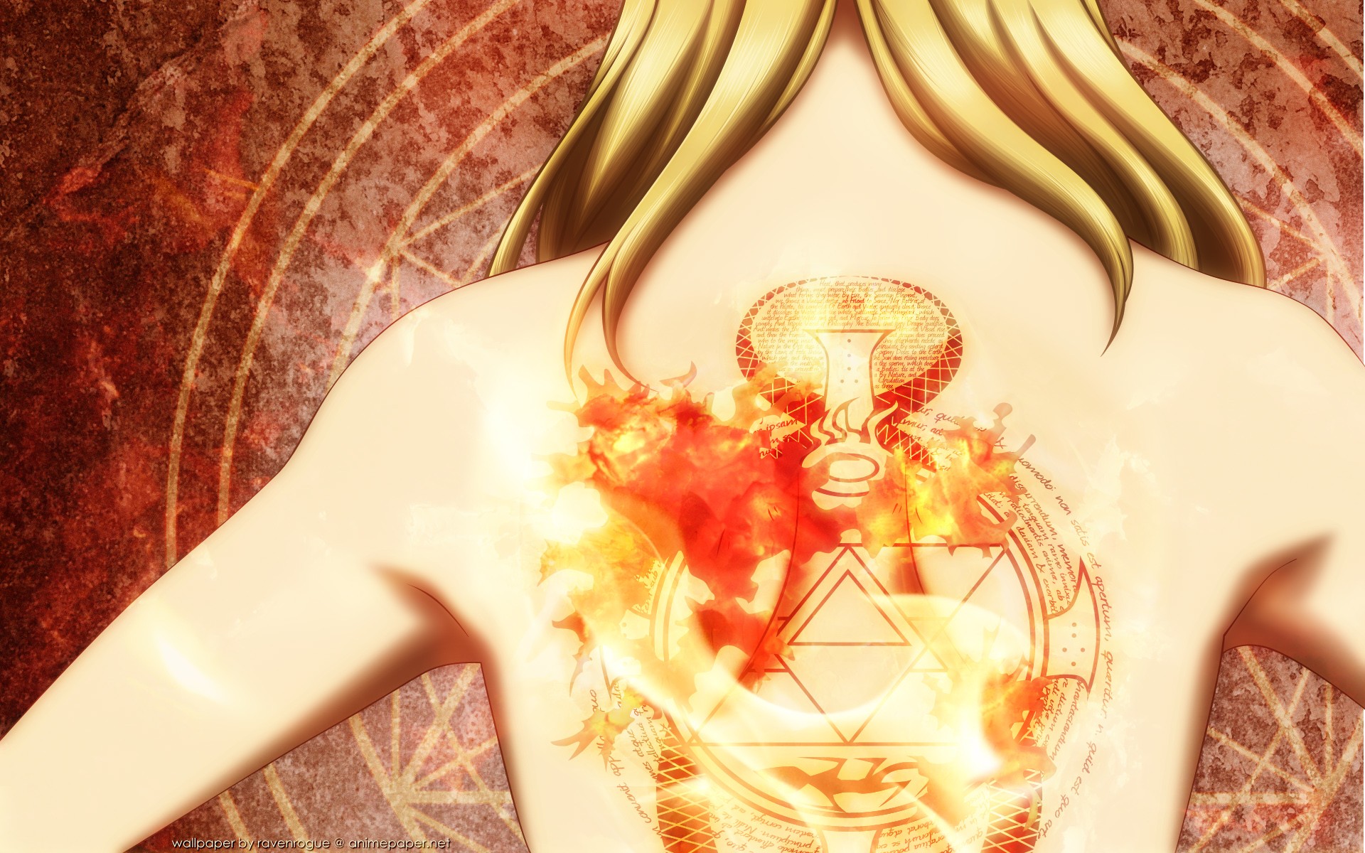 Anime 1920x1200 anime Full Metal Alchemist Riza Hawkeye back anime girls blonde