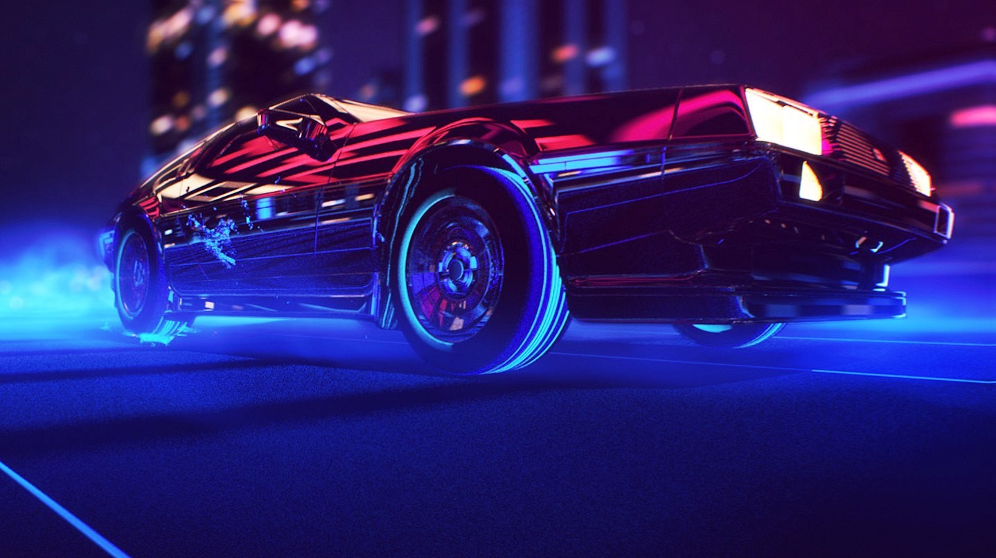 General 1438x806 synthwave 1980s neon car retro games vehicle