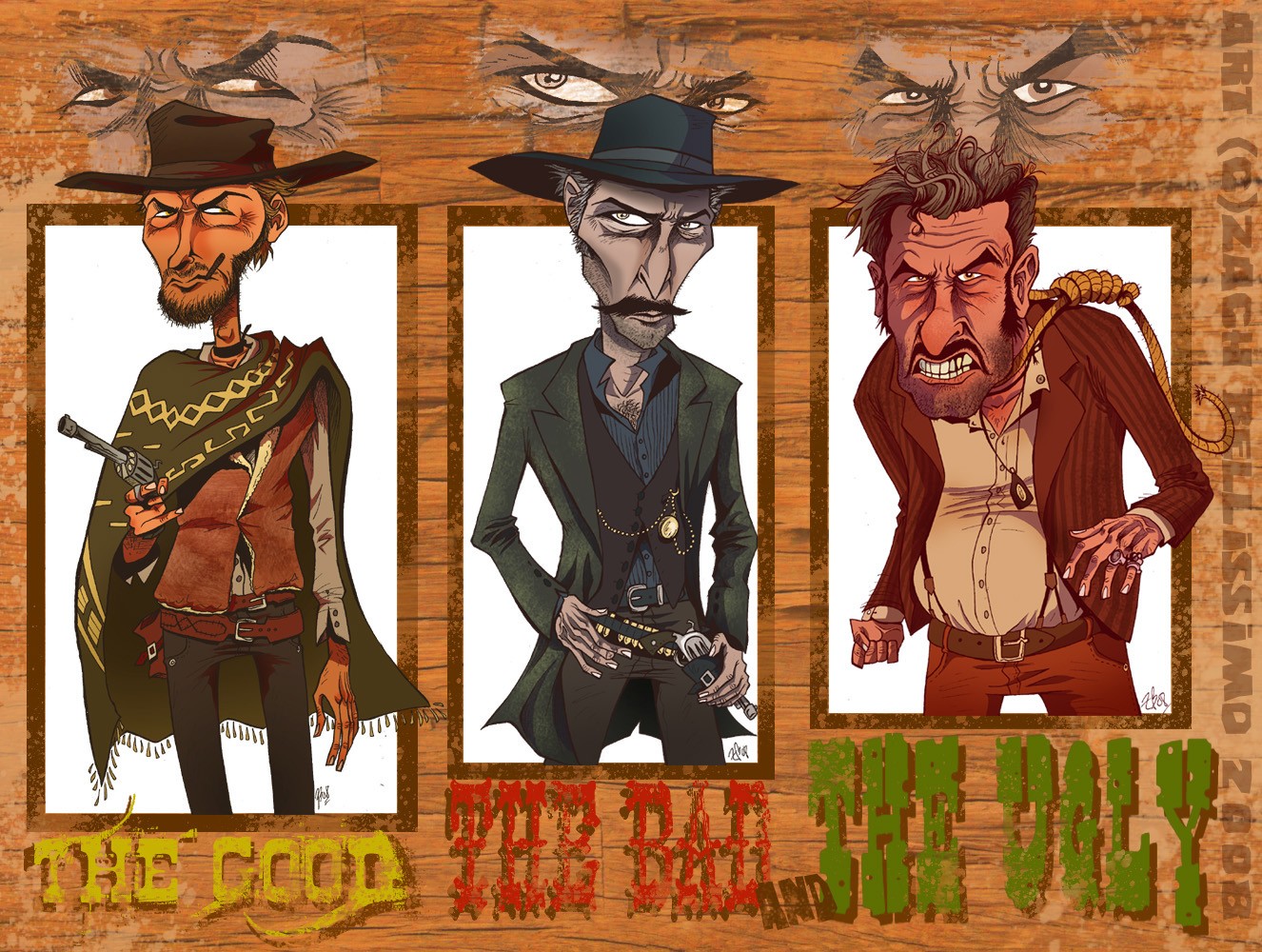 General 1326x1000 The Good, the Bad and the Ugly Clint Eastwood Lee Van Cleef Eli Wallach movies artwork western