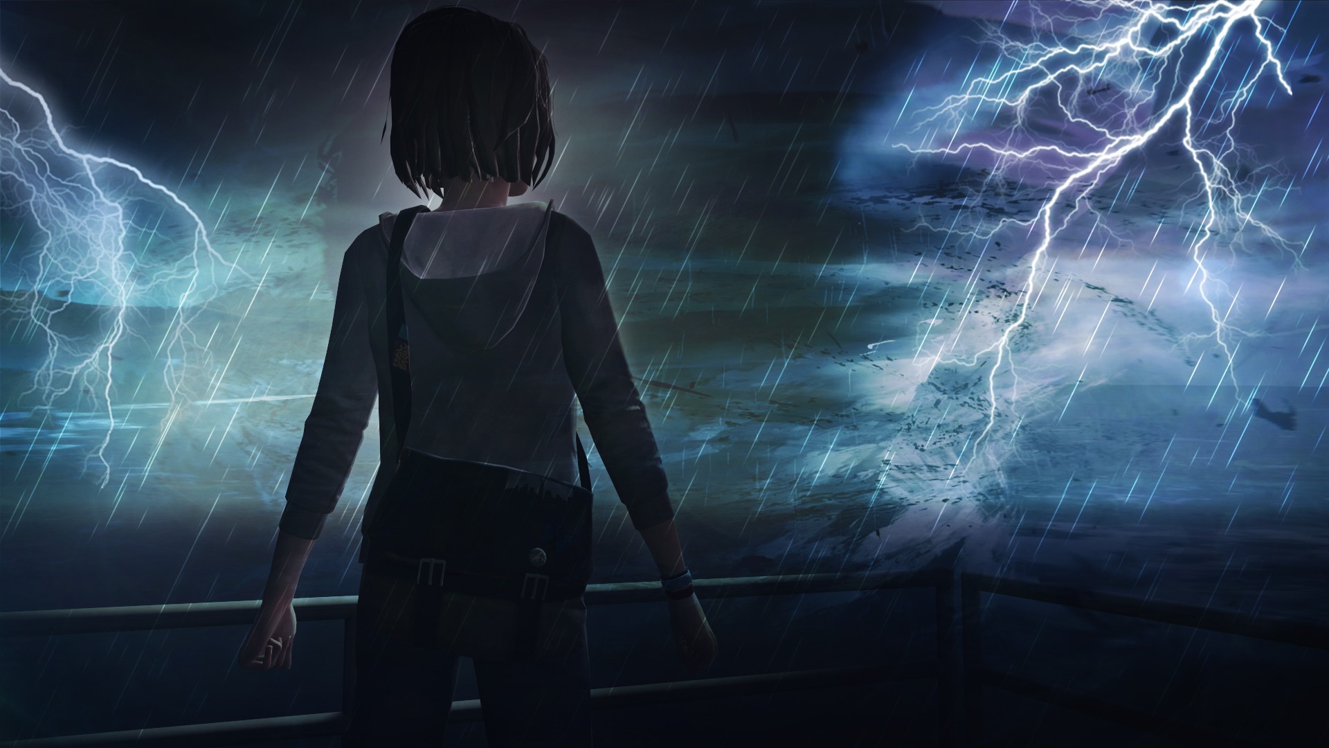 General 1920x1080 Life Is Strange Max Caulfield storm rain video game girls lightning PC gaming screen shot
