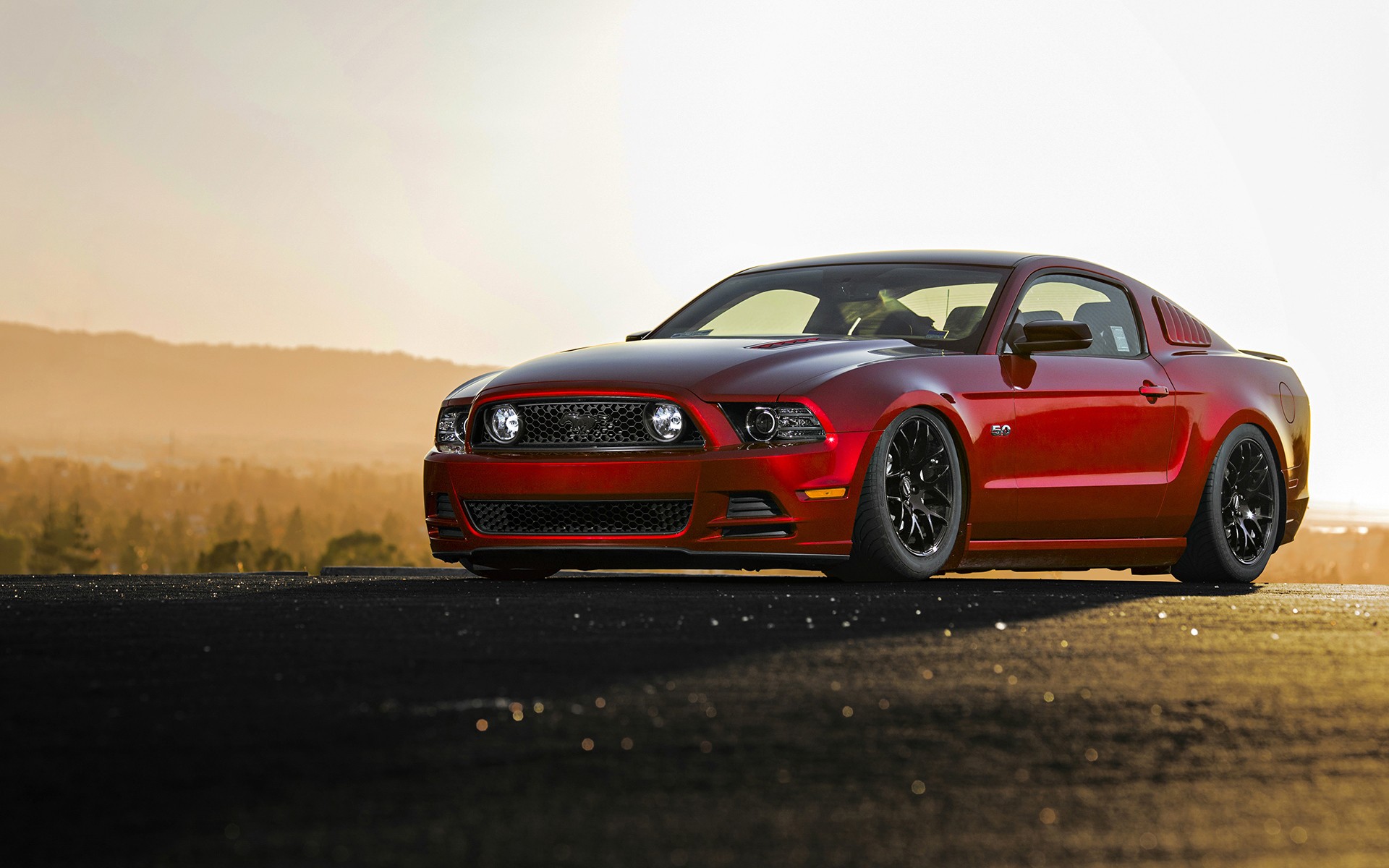 General 1920x1200 car Ford Mustang Ford red cars vehicle Ford Mustang S-197 II muscle cars American cars