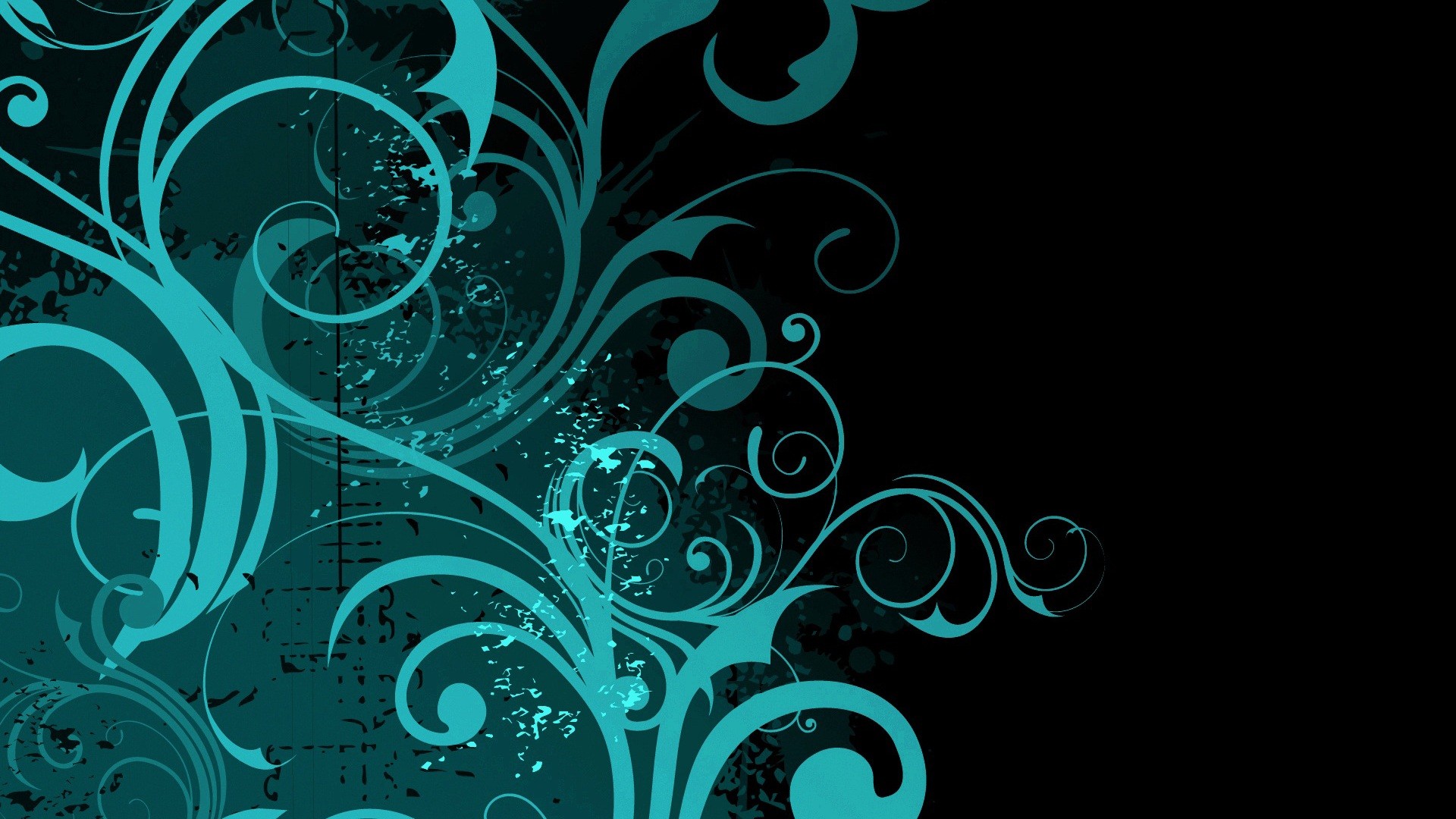 General 1920x1080 abstract minimalism shapes turquoise