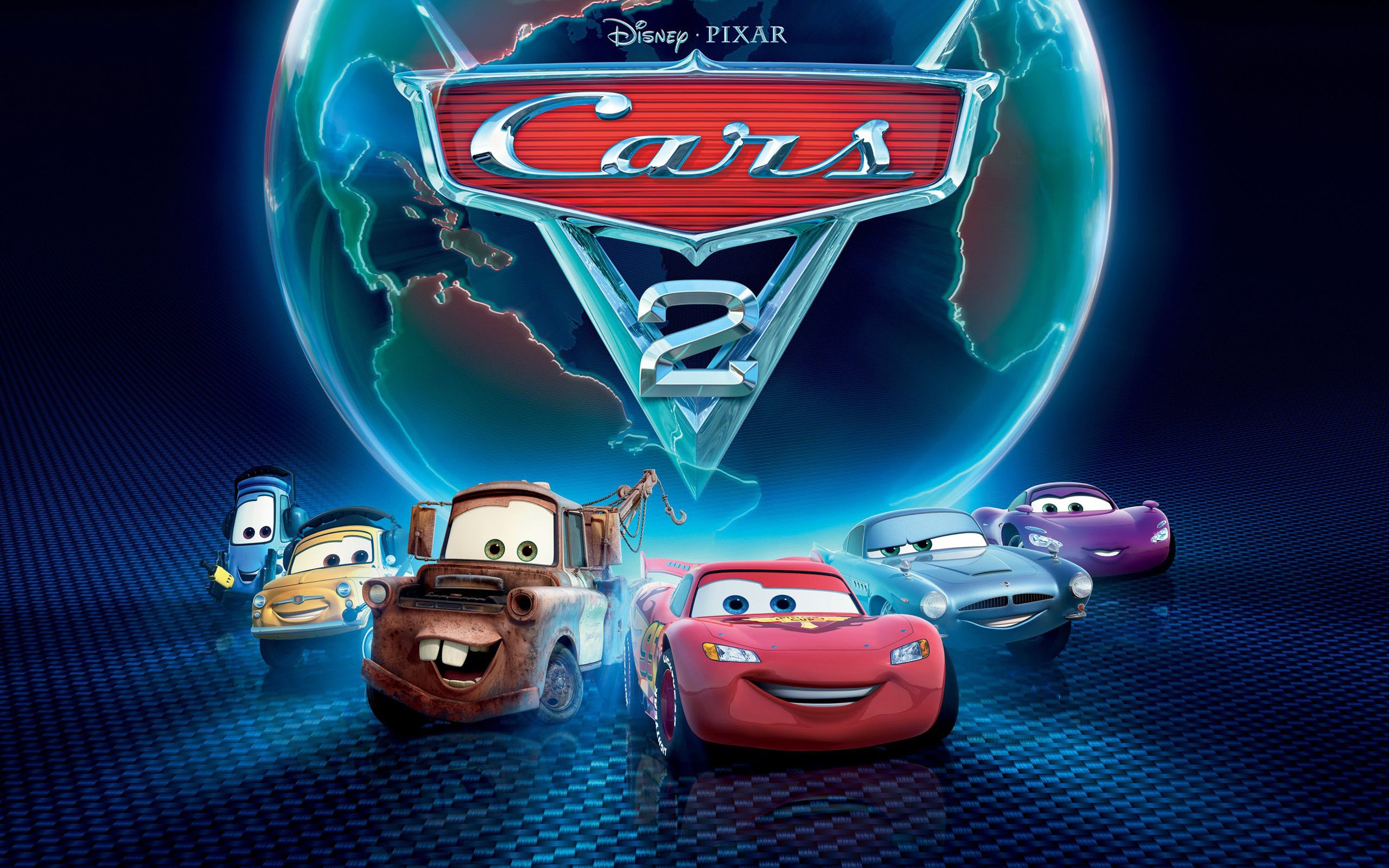 General 2560x1600 car Disney Pixar vehicle animated movies 2011 (Year) Pixar Animation Studios movies Movie Vehicles Cars 2