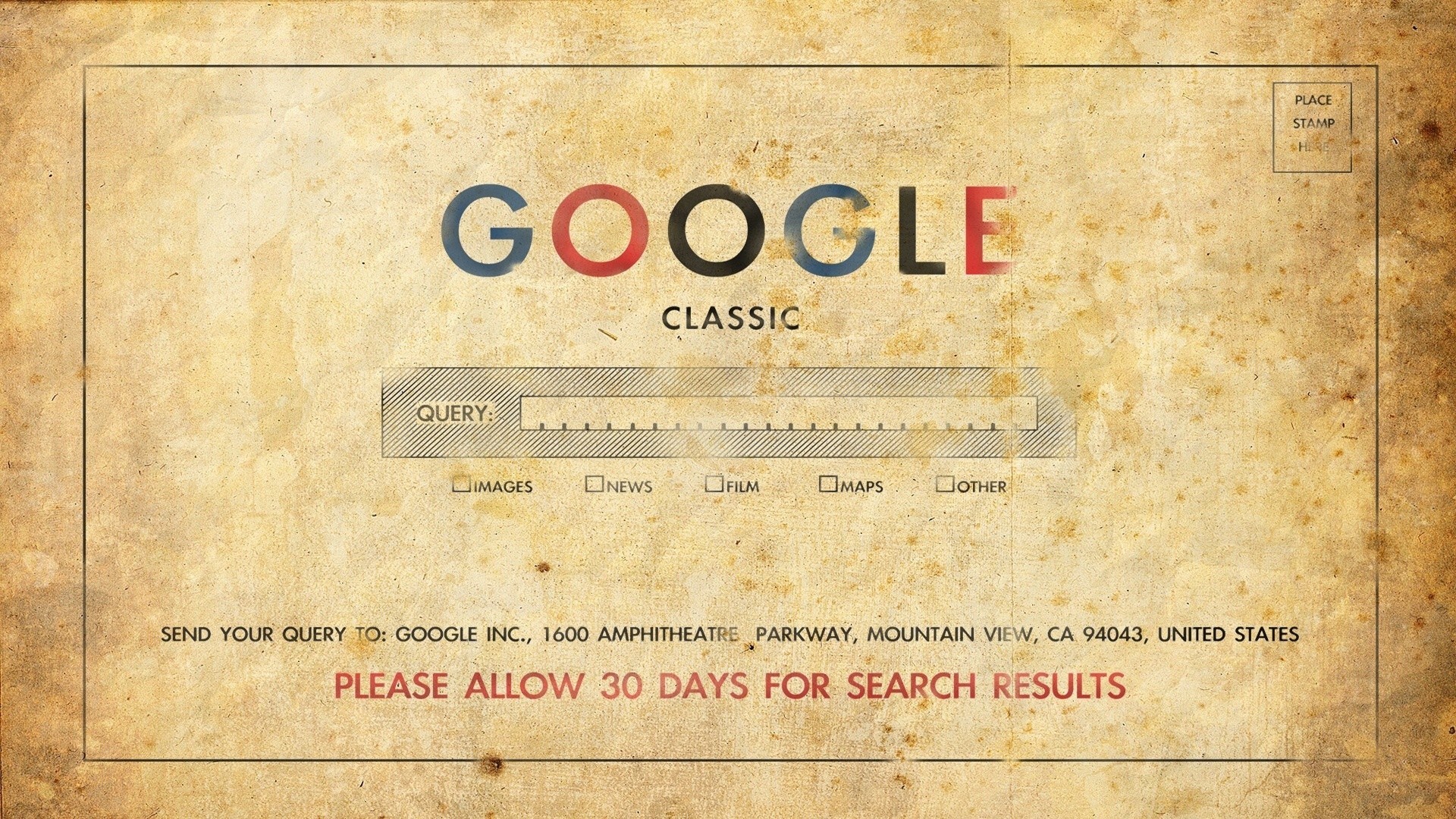 General 1920x1080 Google classics old paper humor vintage typography grunge digital art beige
