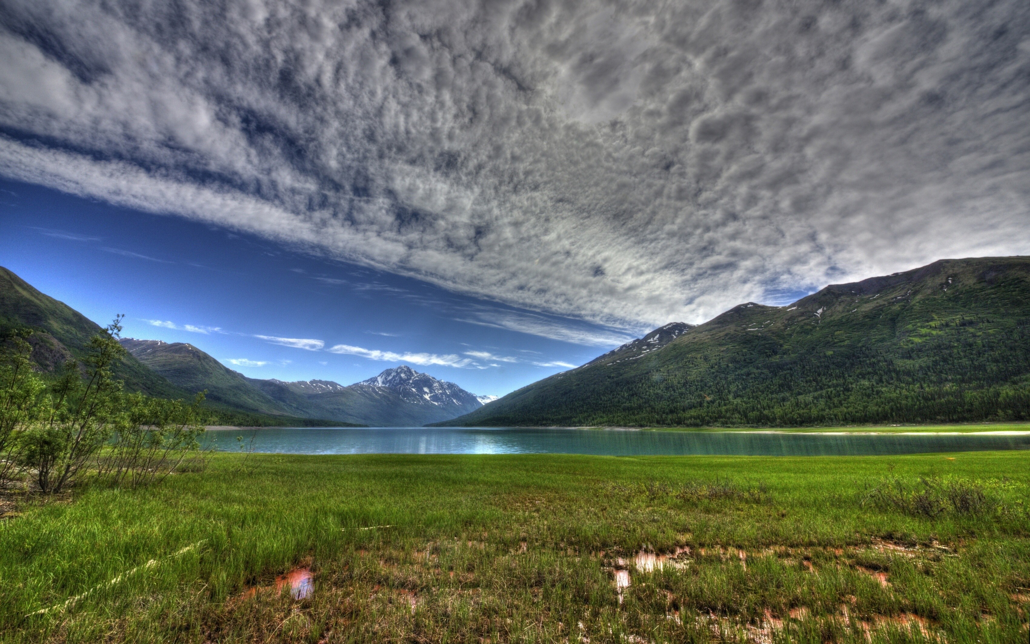 General 3400x2127 landscape sky mountains clouds Alaska nordic landscapes outdoors