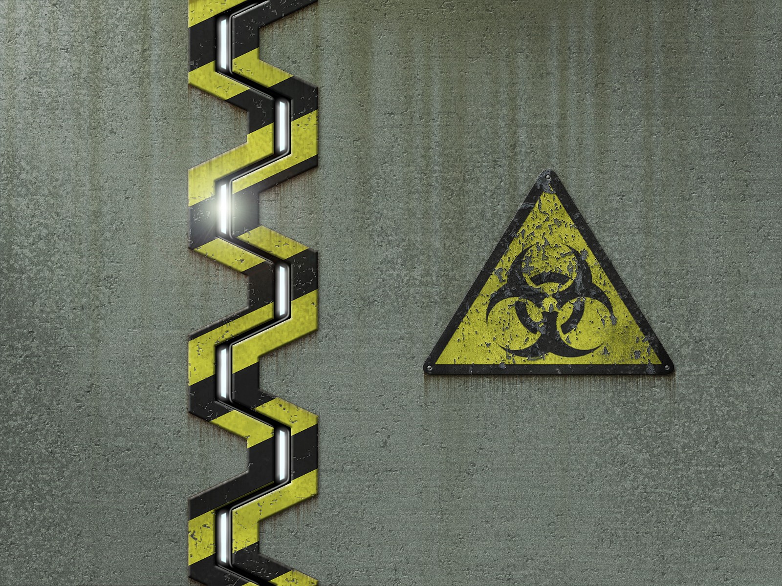 General 1600x1200 biohazard texture sign digital art