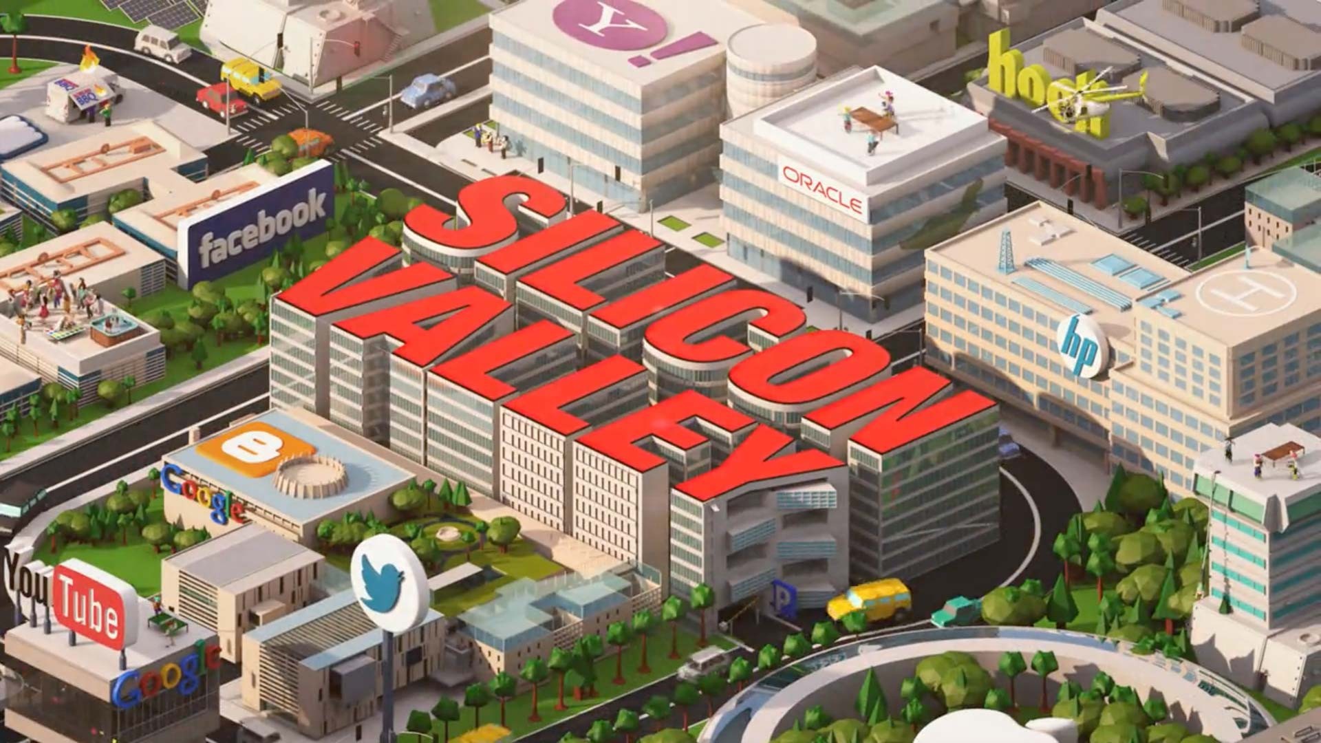 General 1920x1080 Silicon Valley HBO CGI TV series