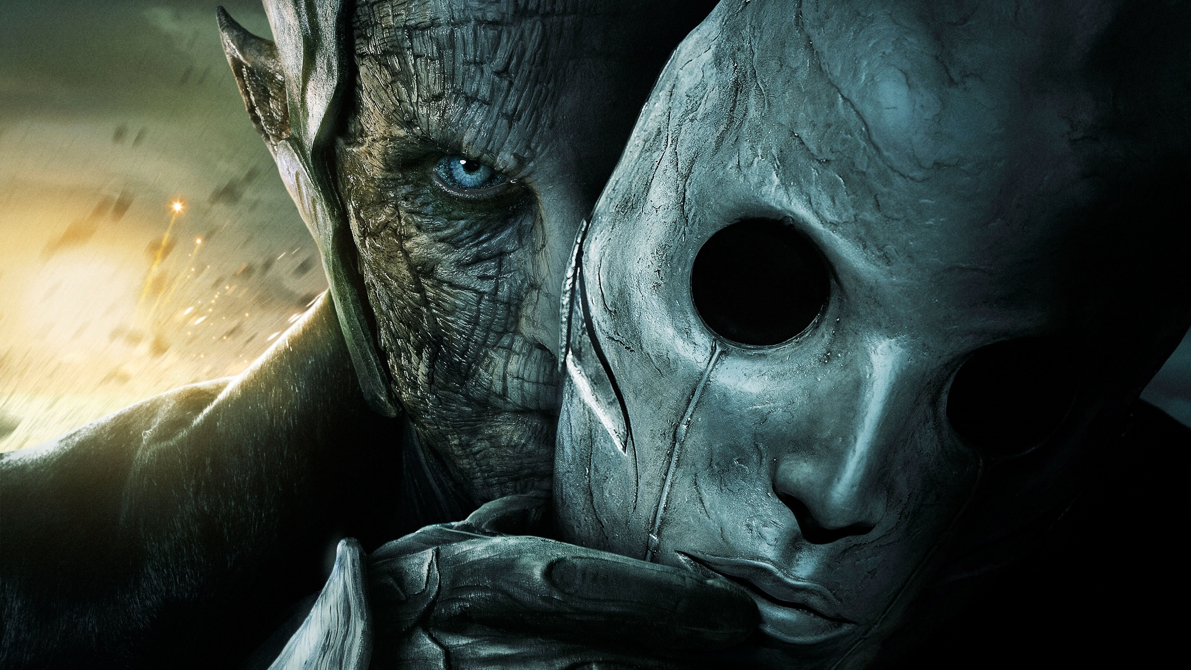 General 3840x2160 Thor Malekith movies blue eyes mask Marvel Cinematic Universe