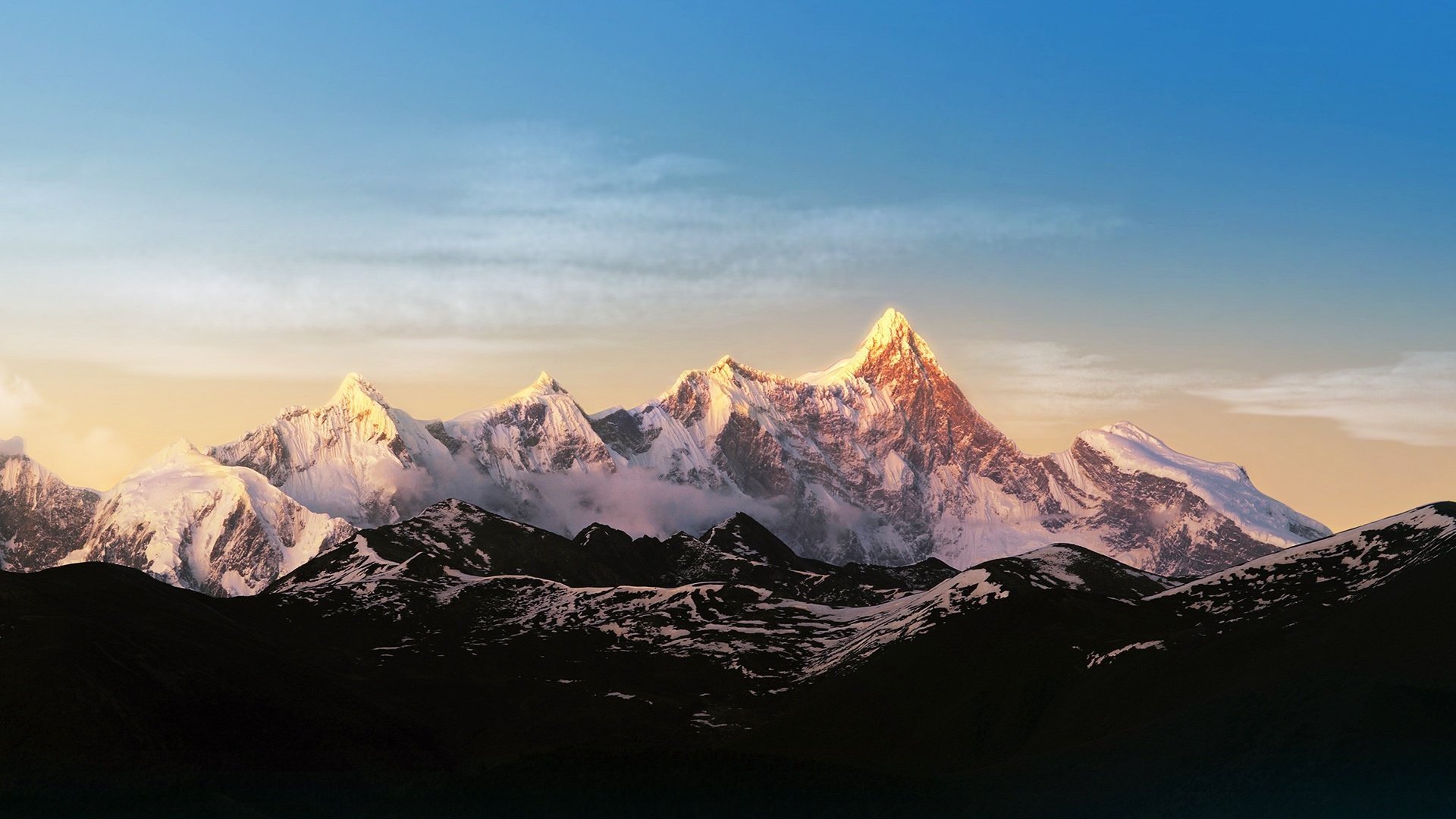 General 1920x1080 landscape mountains snowy mountain nature snowy peak Himalayas