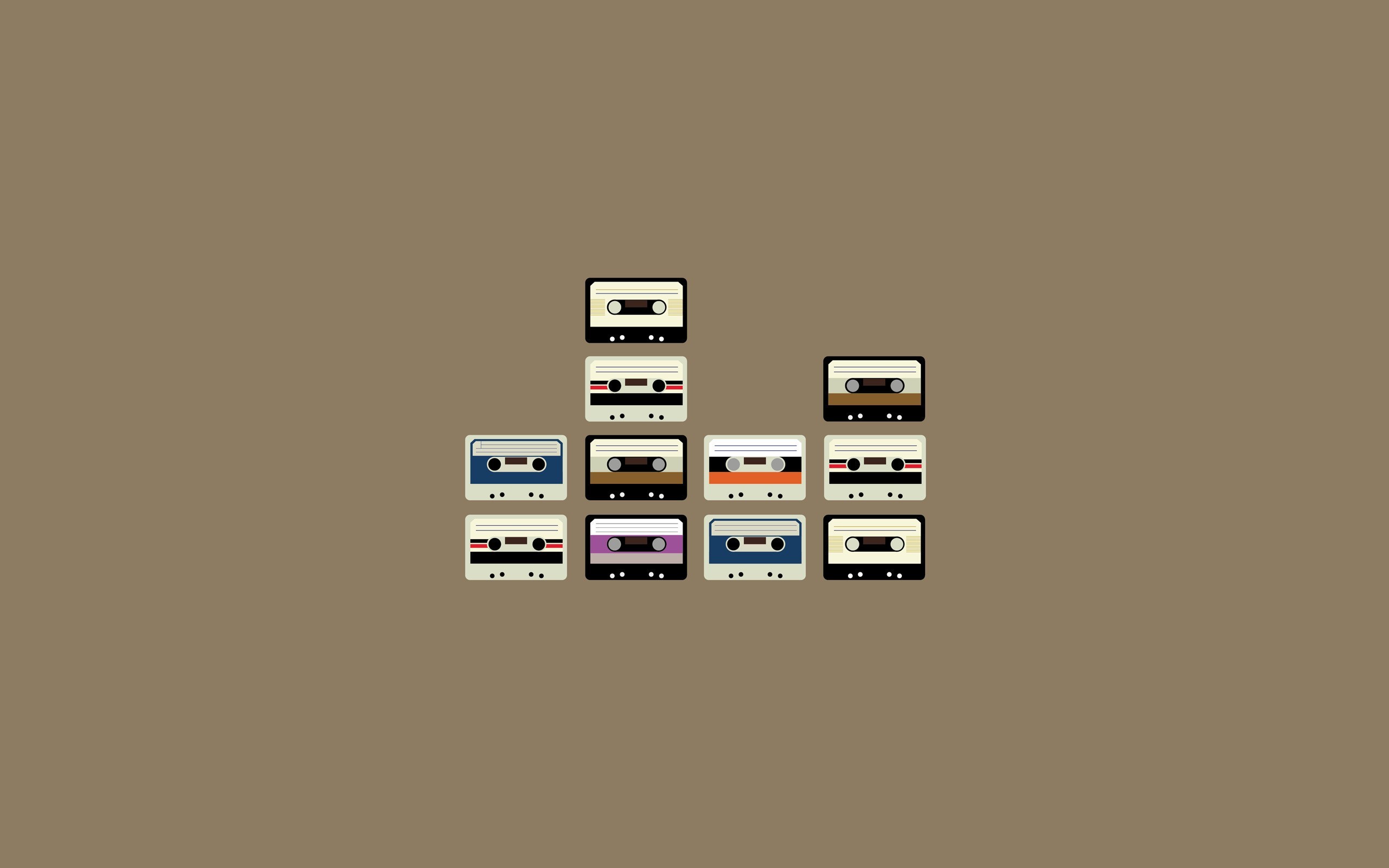 General 2560x1600 minimalism cassette simple background vintage beige audio spectrum music artwork beige background