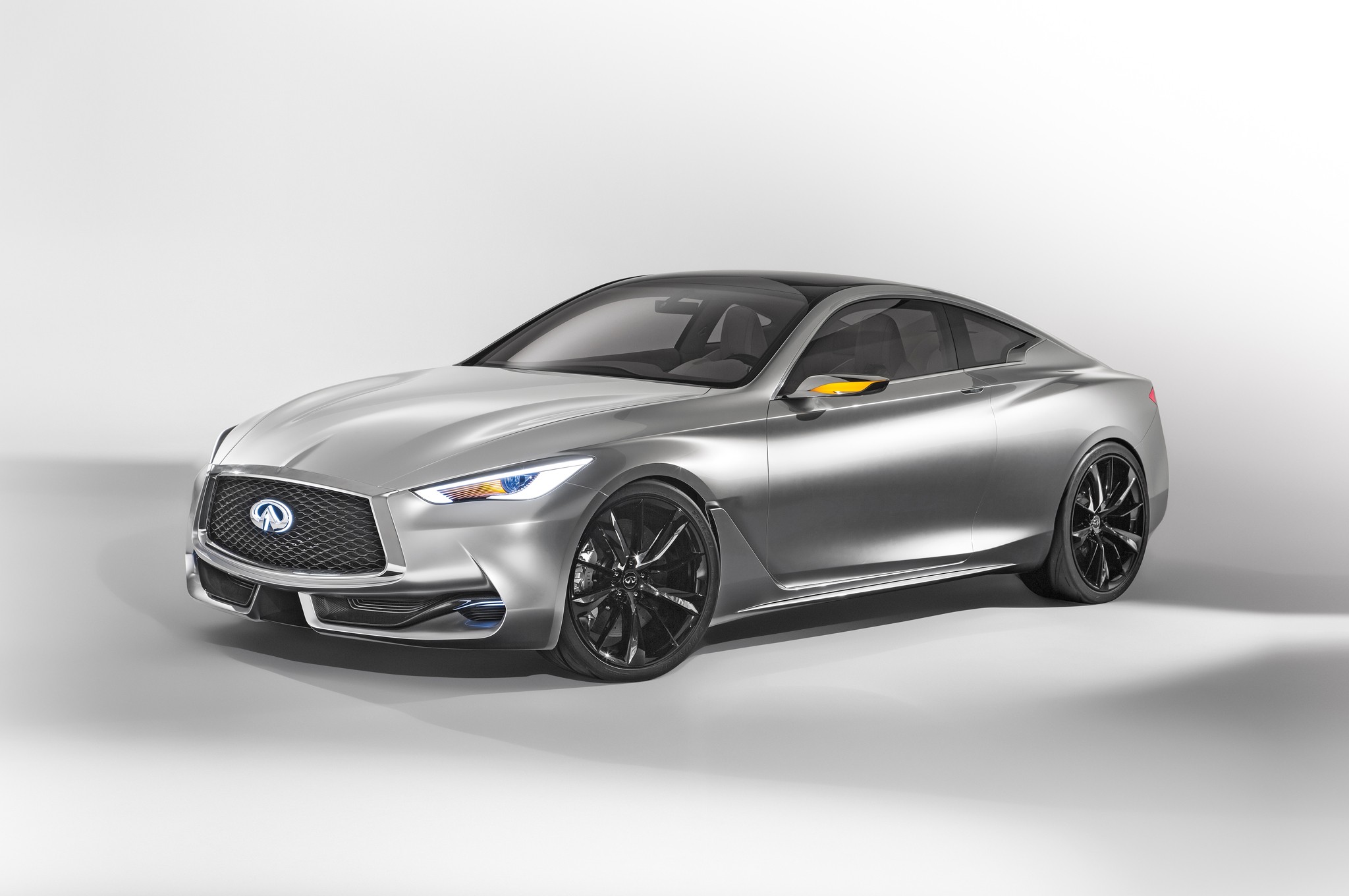 General 2048x1360 Infiniti 2015 Infiniti Q60 Coupe concept cars car vehicle white background silver cars Japanese cars