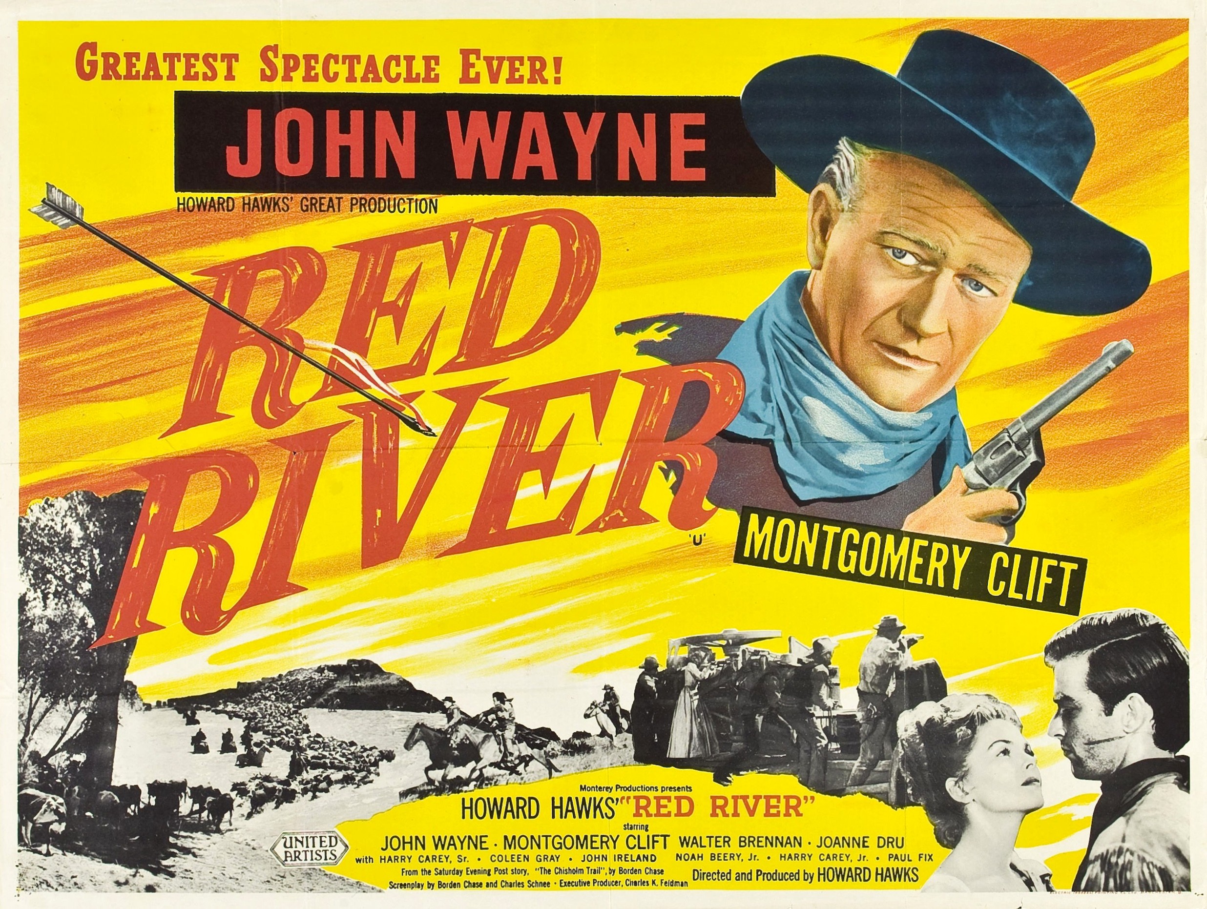 General 2472x1862 movie poster John Wayne movies western