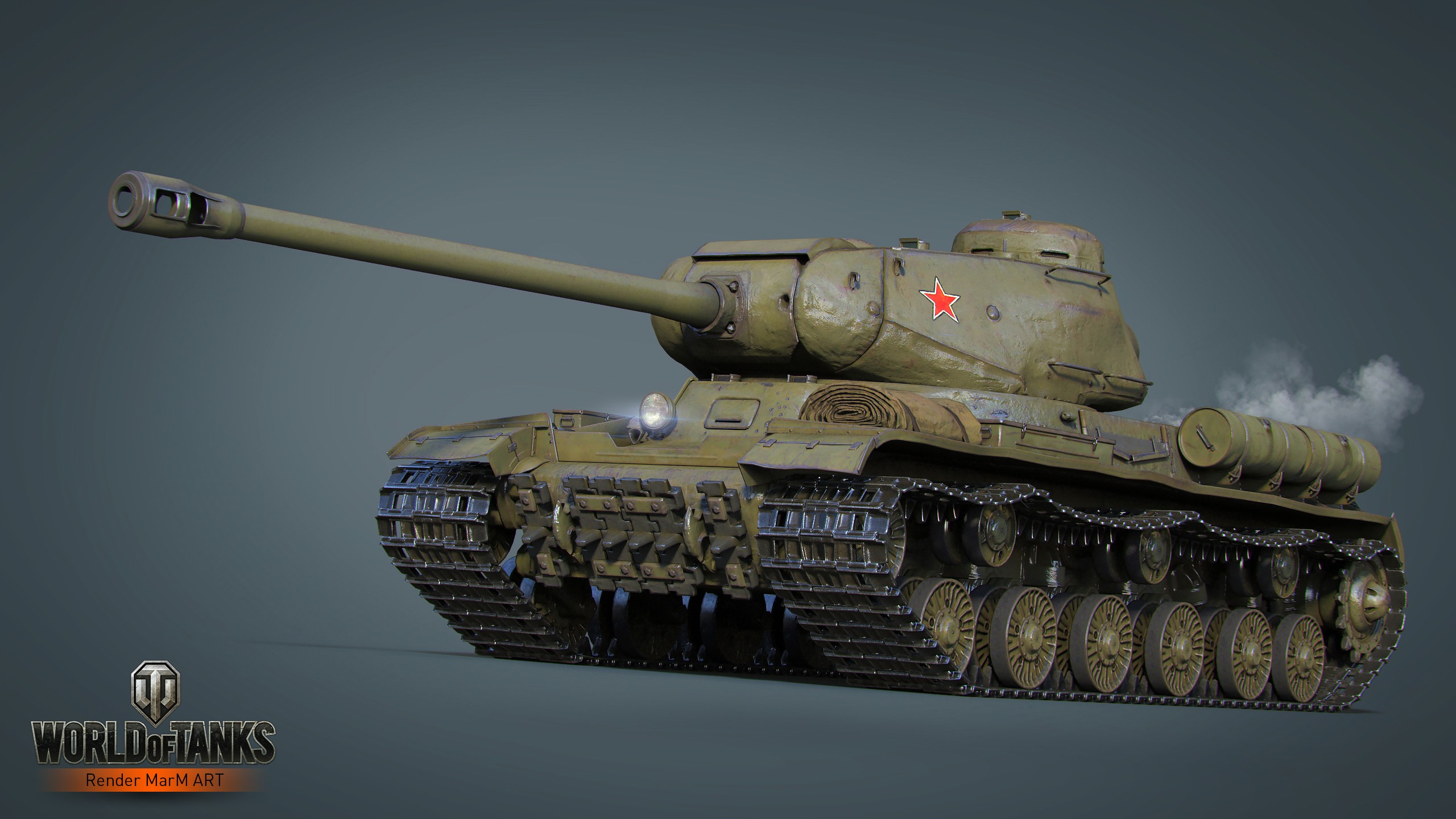 General 2560x1440 World of Tanks tank wargaming video games CGI IS-2