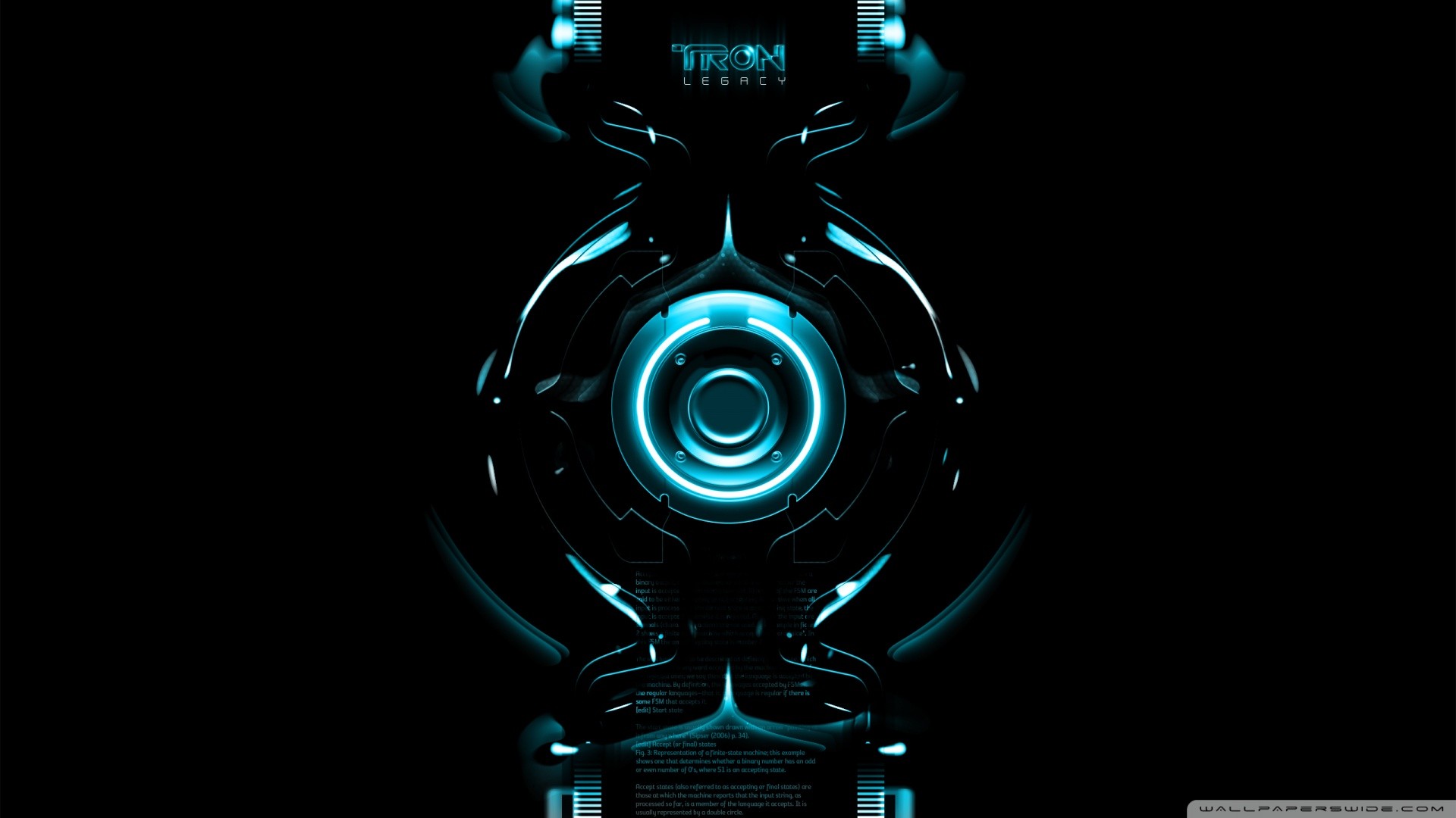 General 1920x1080 movies watermarked cyan Tron: Legacy science fiction simple background