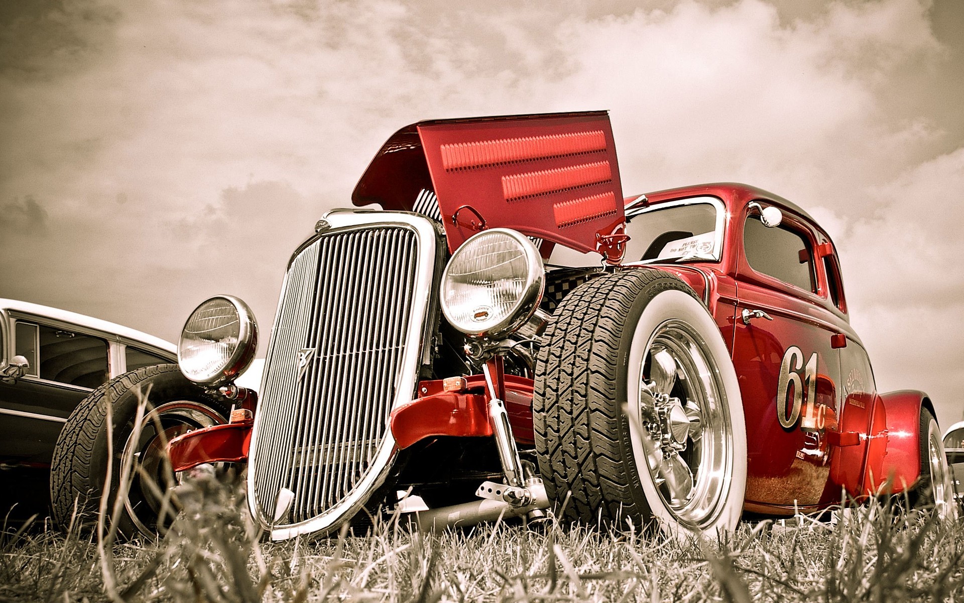 General 1920x1200 old car car vehicle Hot Rod red cars