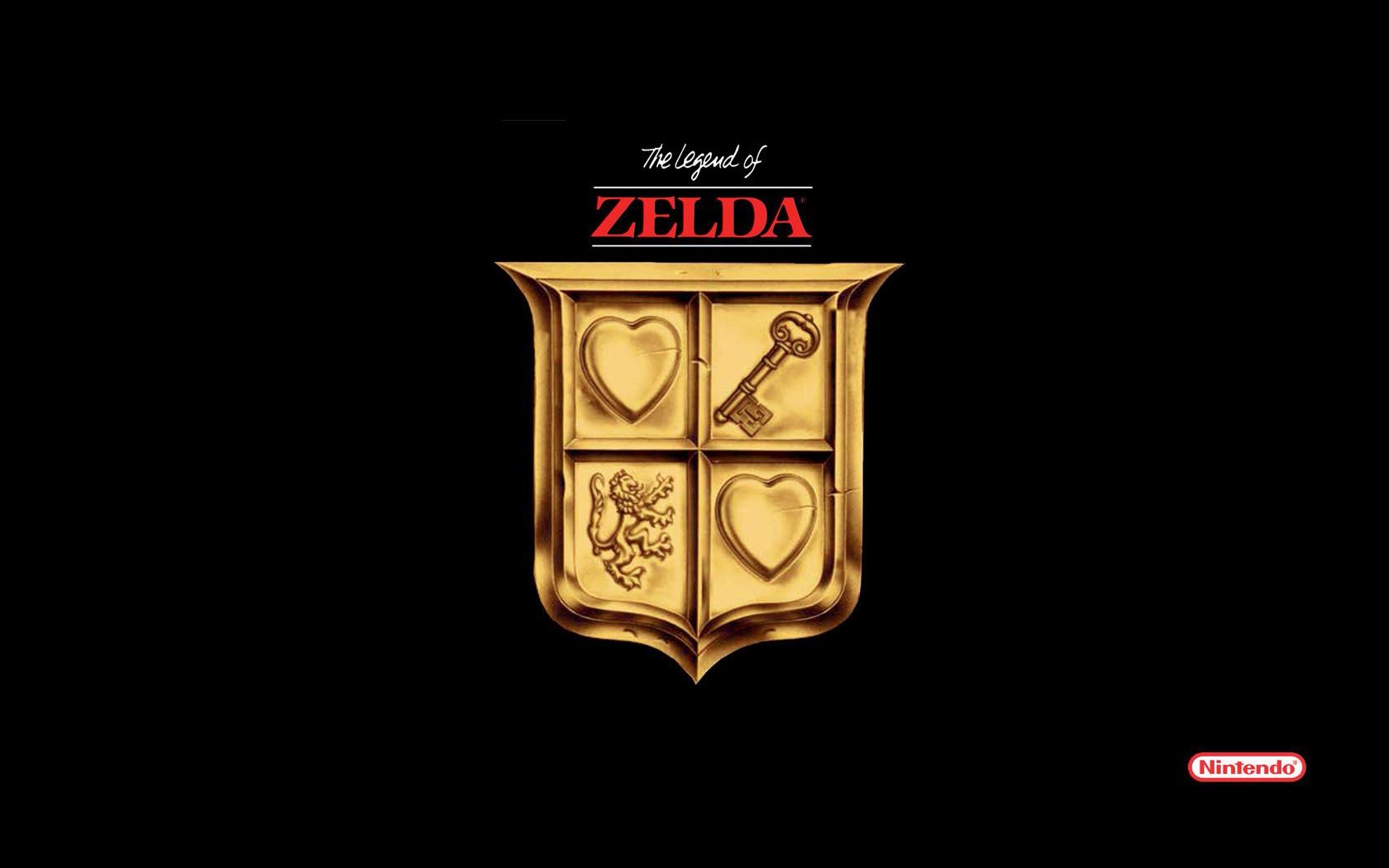 General 1680x1050 Nintendo The Legend of Zelda video games simple background black background