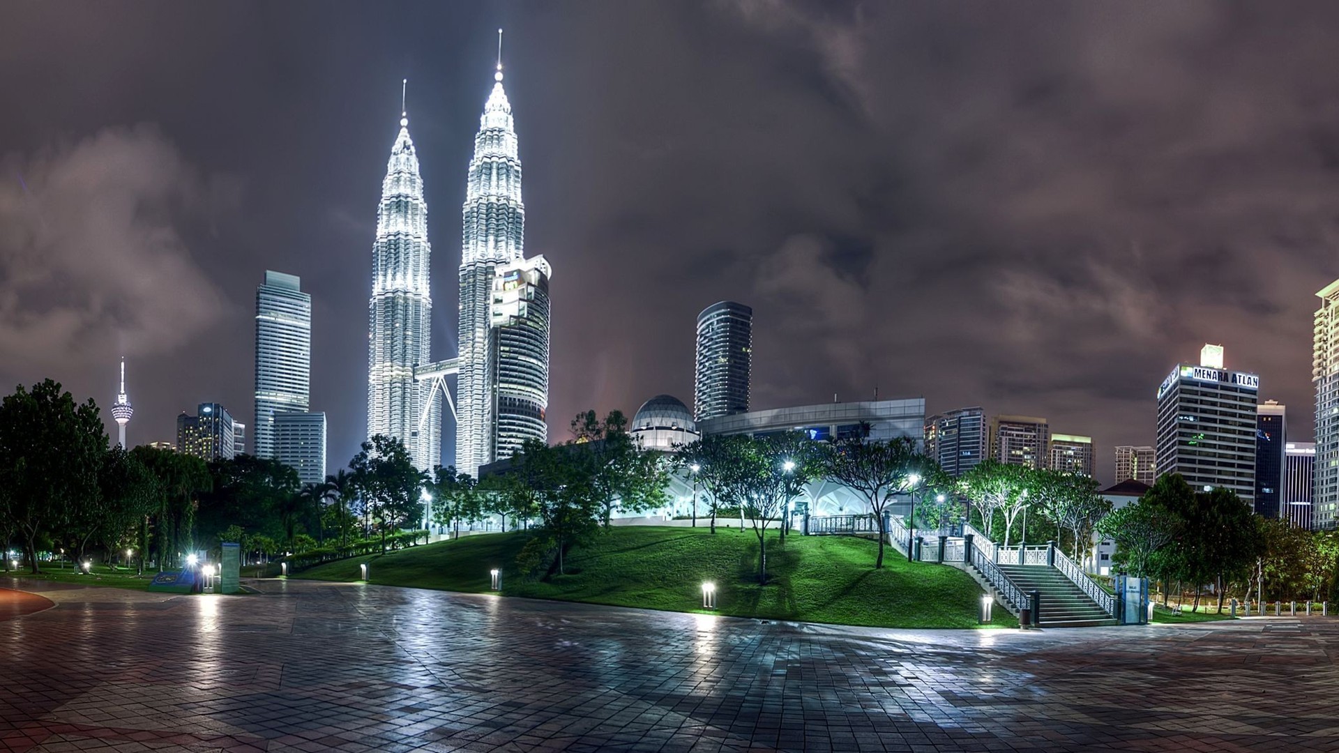 General 1920x1080 Kuala Lumpur cityscape Petronas Towers Malaysia Asia