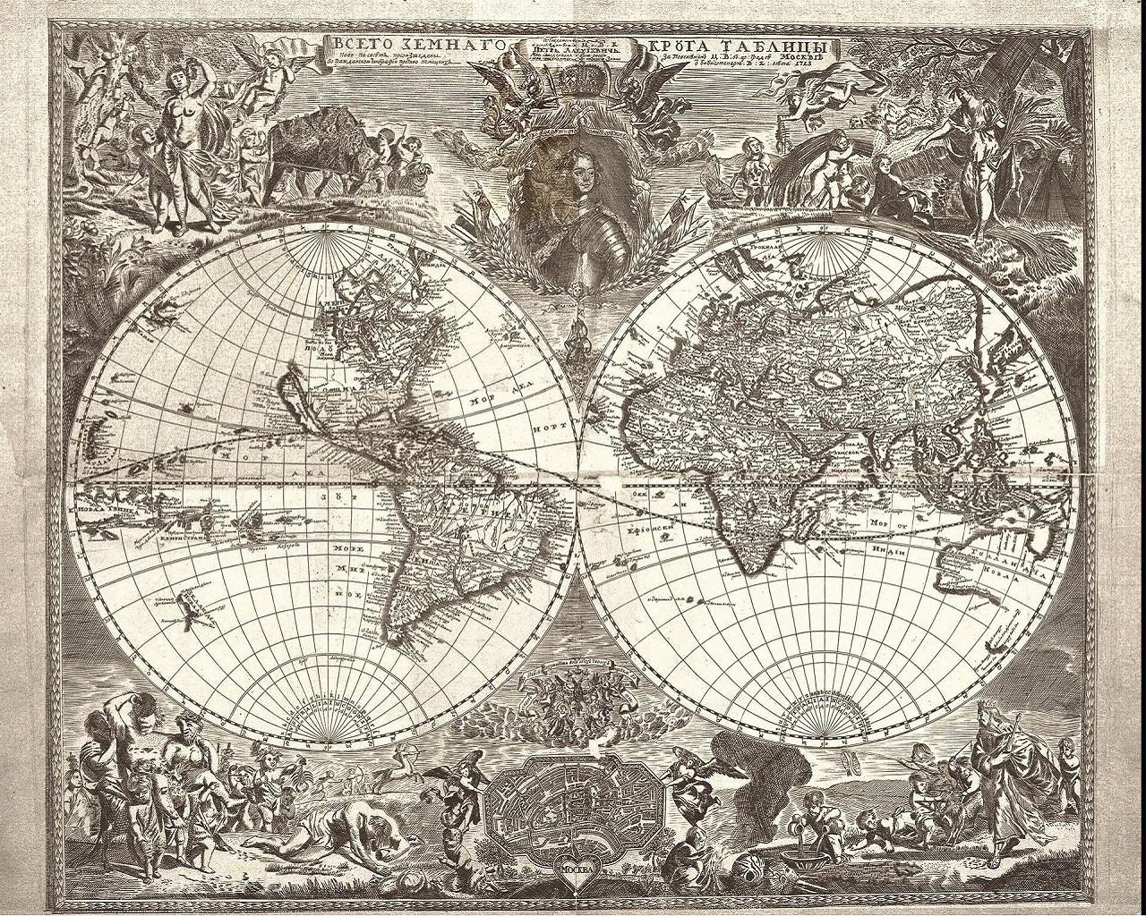 General 1280x1024 world map history artwork