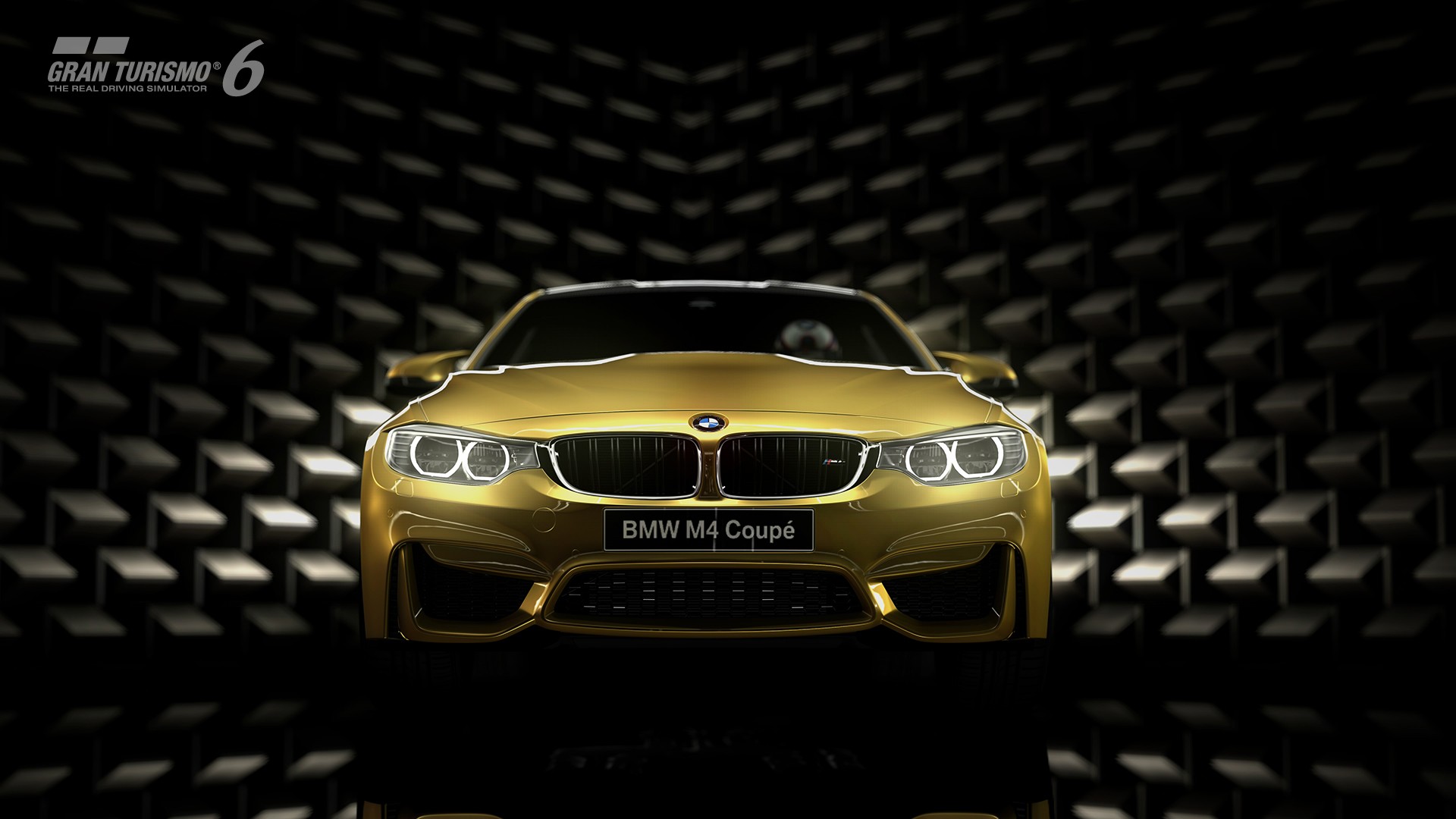 General 1920x1080 car BMW F80/F82/F83 BMW 4 Series BMW yellow cars Gran Turismo 6 video games vehicle