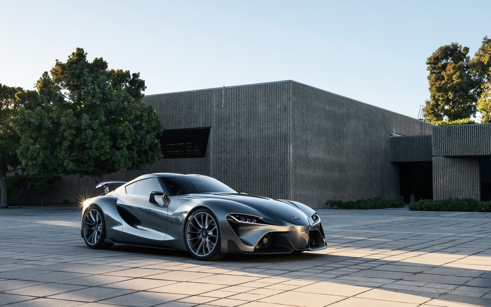 General 1920x1200 Toyota Toyota FT-1 concept cars car vehicle silver cars building Japanese cars