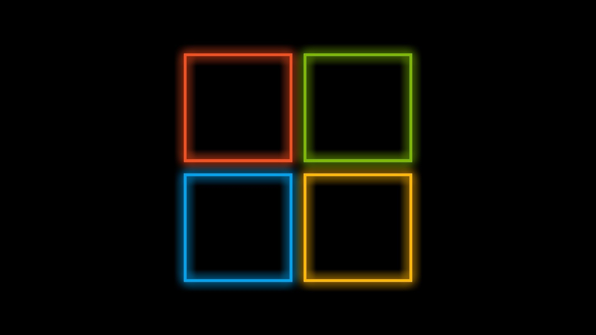 General 1920x1080 Microsoft Windows logo minimalism simple background black background operating system
