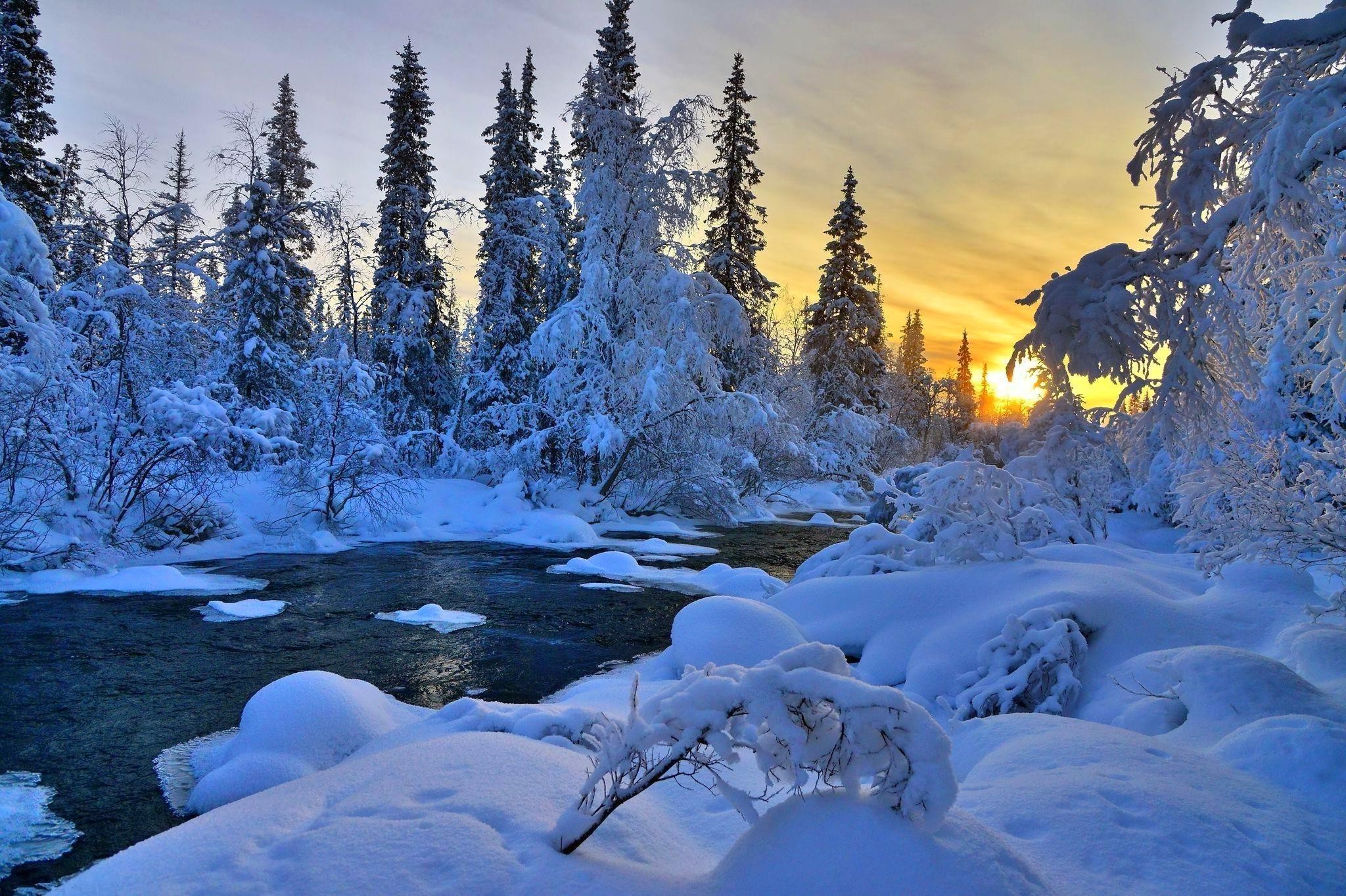 General 2048x1365 nature river winter cold snow ice outdoors sunlight