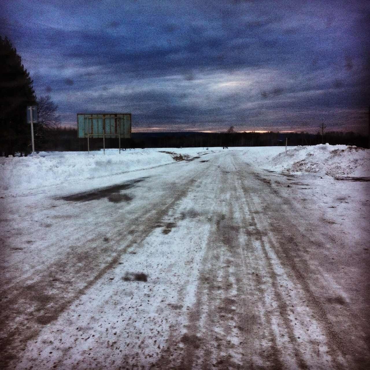 General 1280x1280 road winter outdoors sky