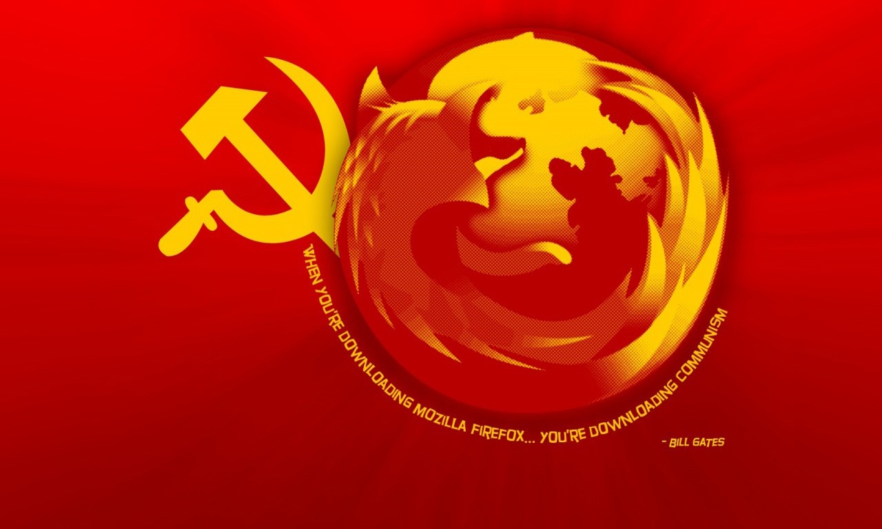 General 1280x768 red background simple background humor communism red hammer and sickle quote