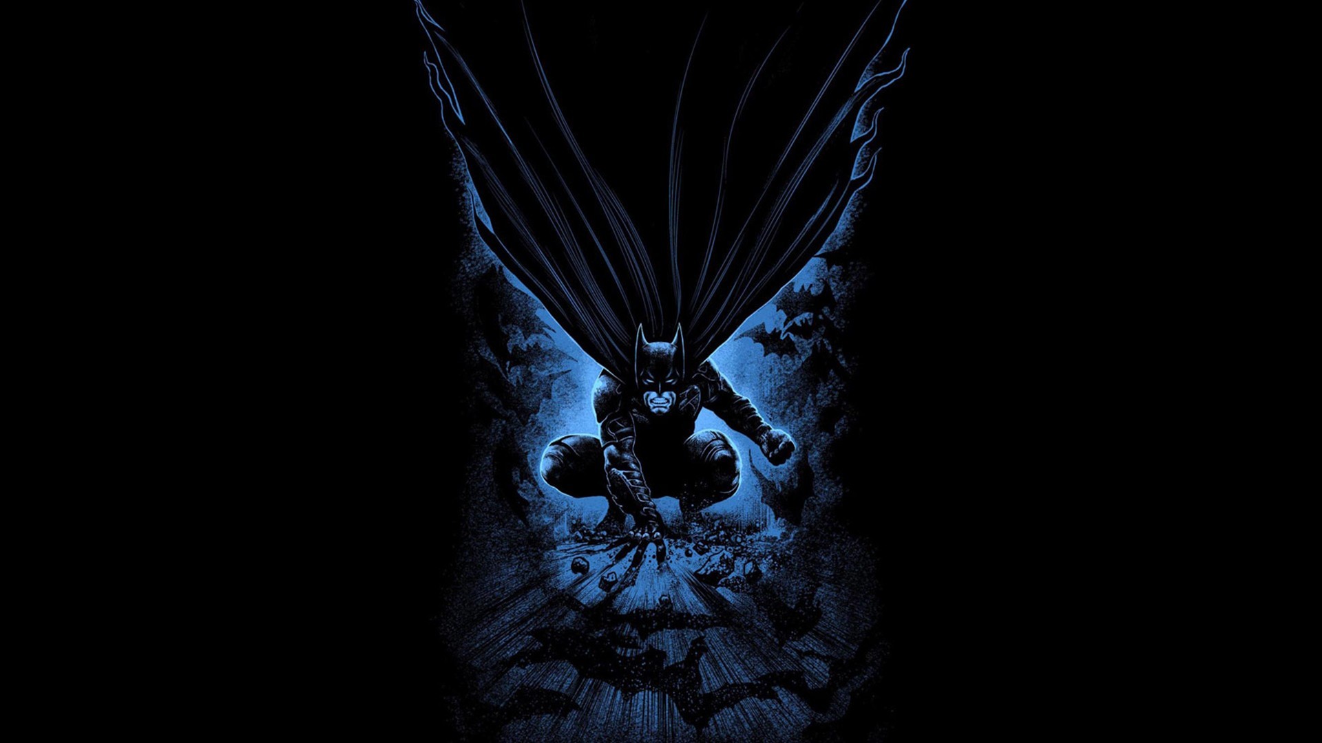 General 1920x1080 Batman DC Comics comic art dark