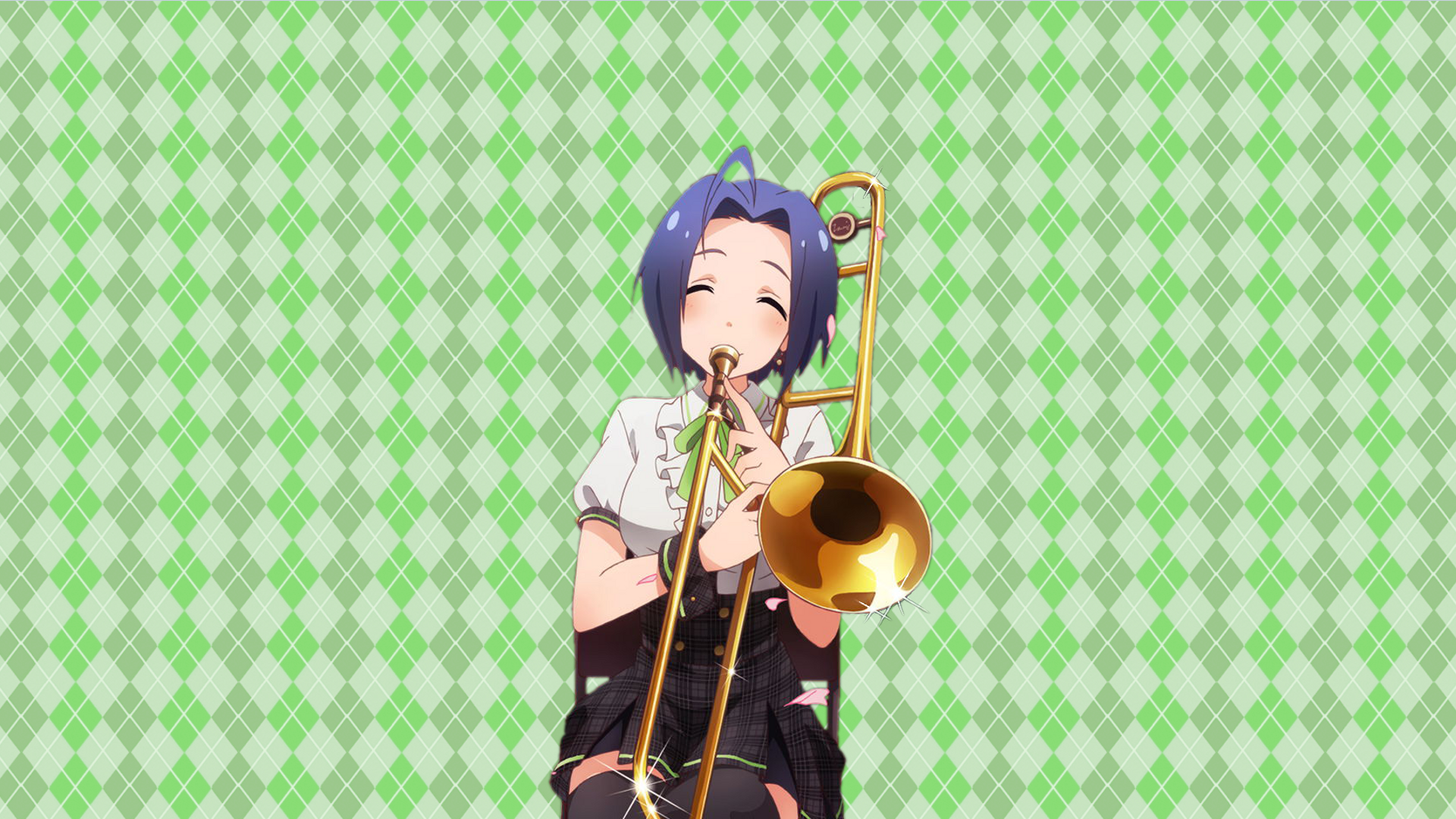Anime 1920x1080 music orchestra anime girls THE iDOLM@STER anime Miura Azusa