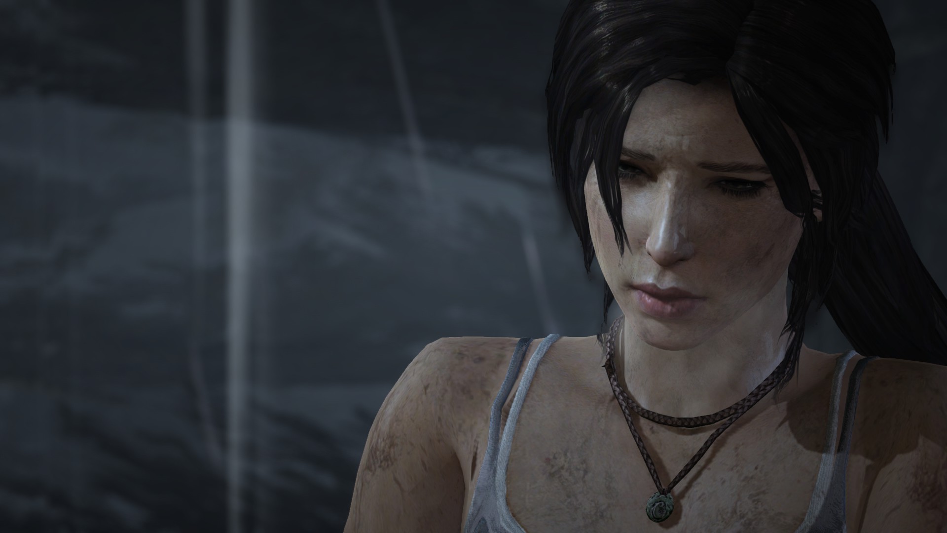 General 1920x1080 Tomb Raider (2013) Tomb Raider CGI video game girls screen shot dark hair necklace women Lara Croft (Tomb Raider) video games PC gaming