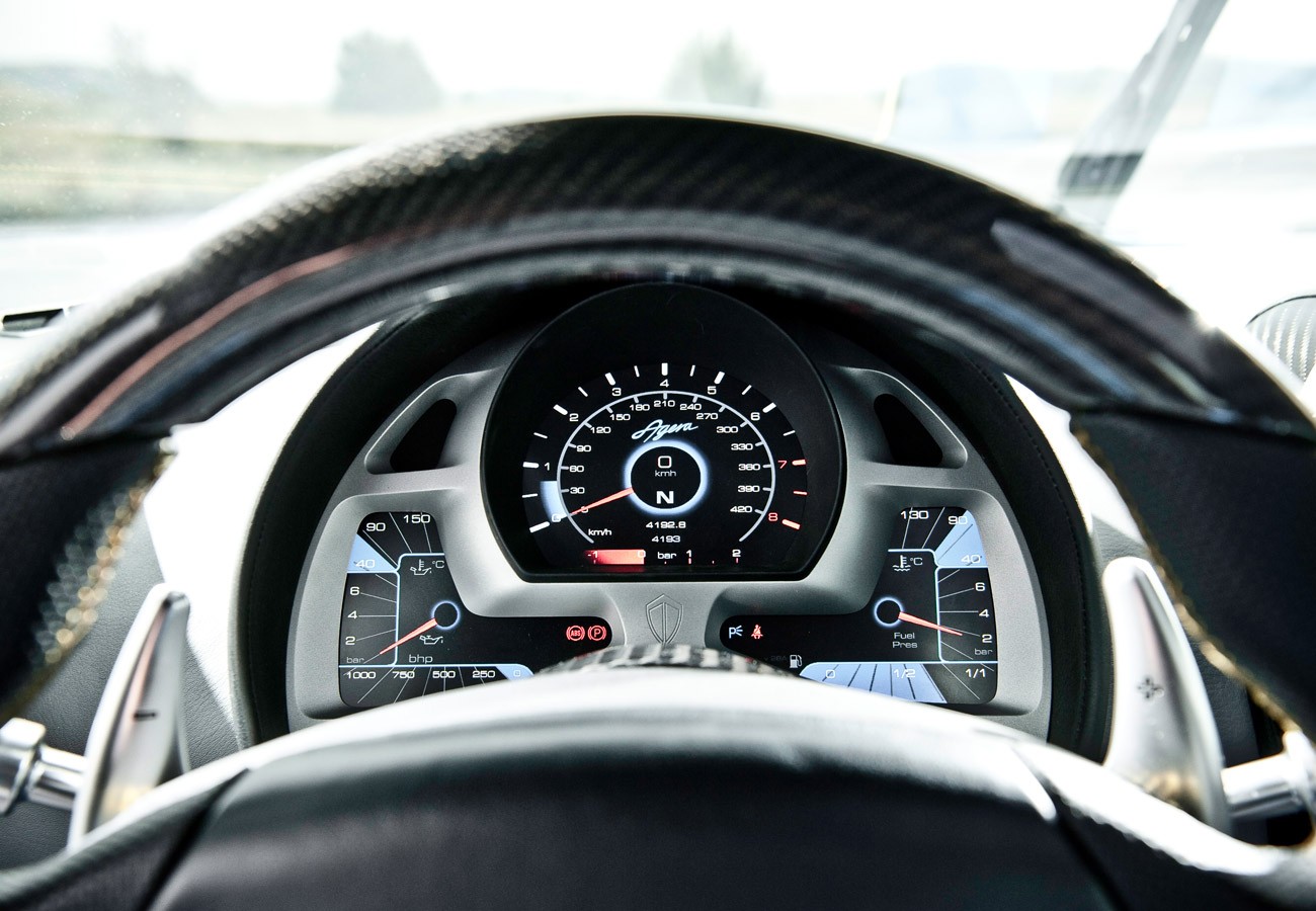 General 1300x900 Koenigsegg Agera car speedometer vehicle steering wheel numbers Koenigsegg car interior supercars