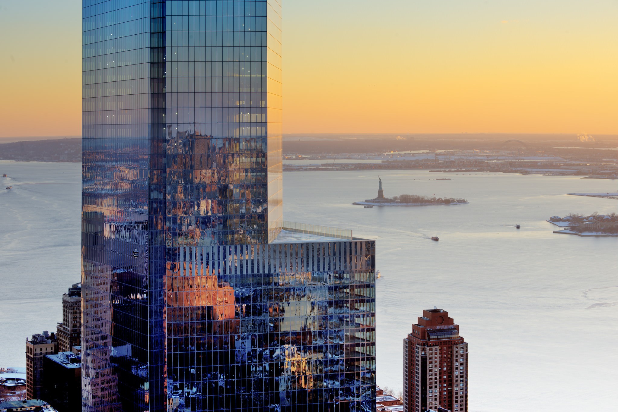 General 2048x1367 urban New York City sea USA cityscape reflection sky