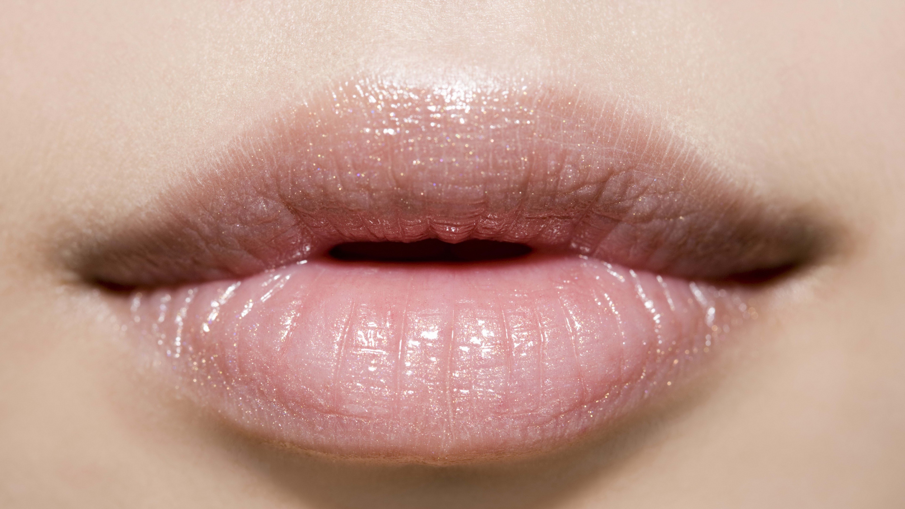 People 3840x2160 lips women lip gloss mouth macro model