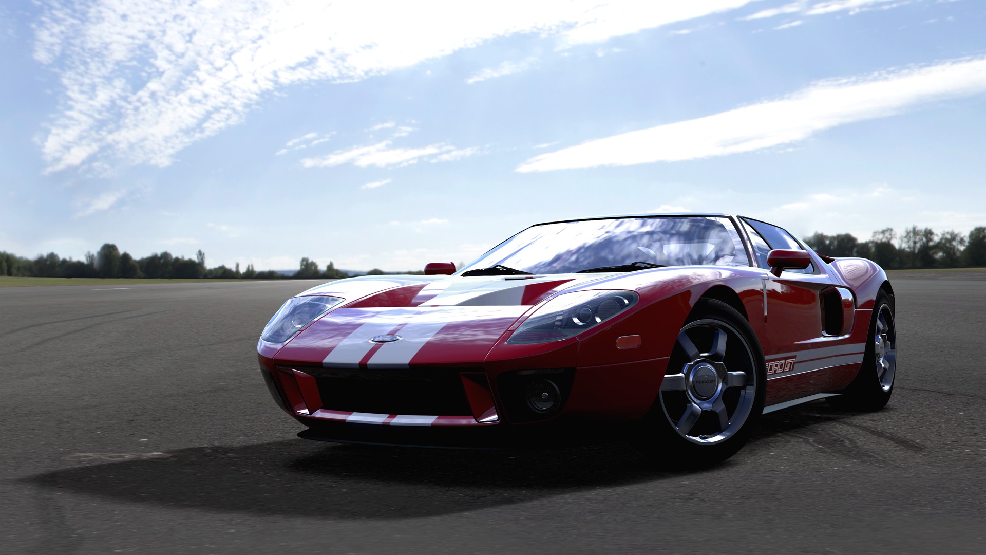 General 1920x1080 Forza Motorsport 4 car video games Ford Ford GT red cars vehicle Turn 10 Studios