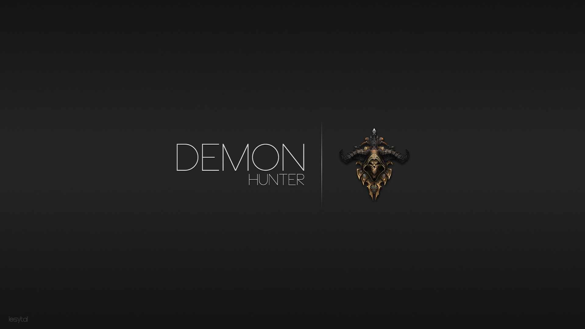 General 1920x1080 Diablo III classes video games PC gaming typography minimalism simple background gray background