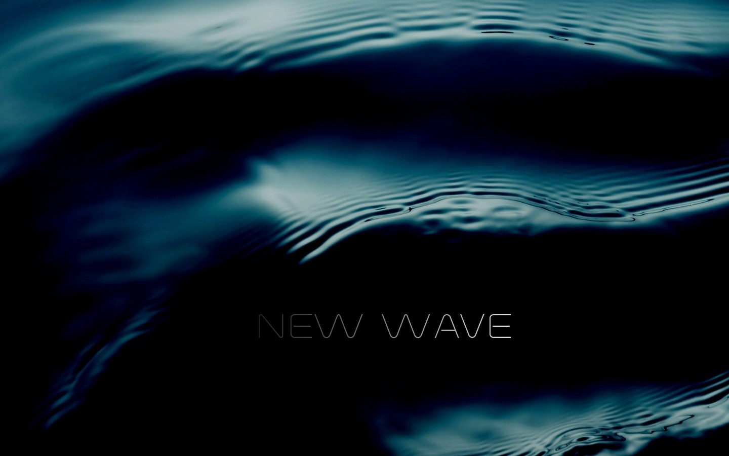 General 1440x900 waves water dark liquid music water ripples