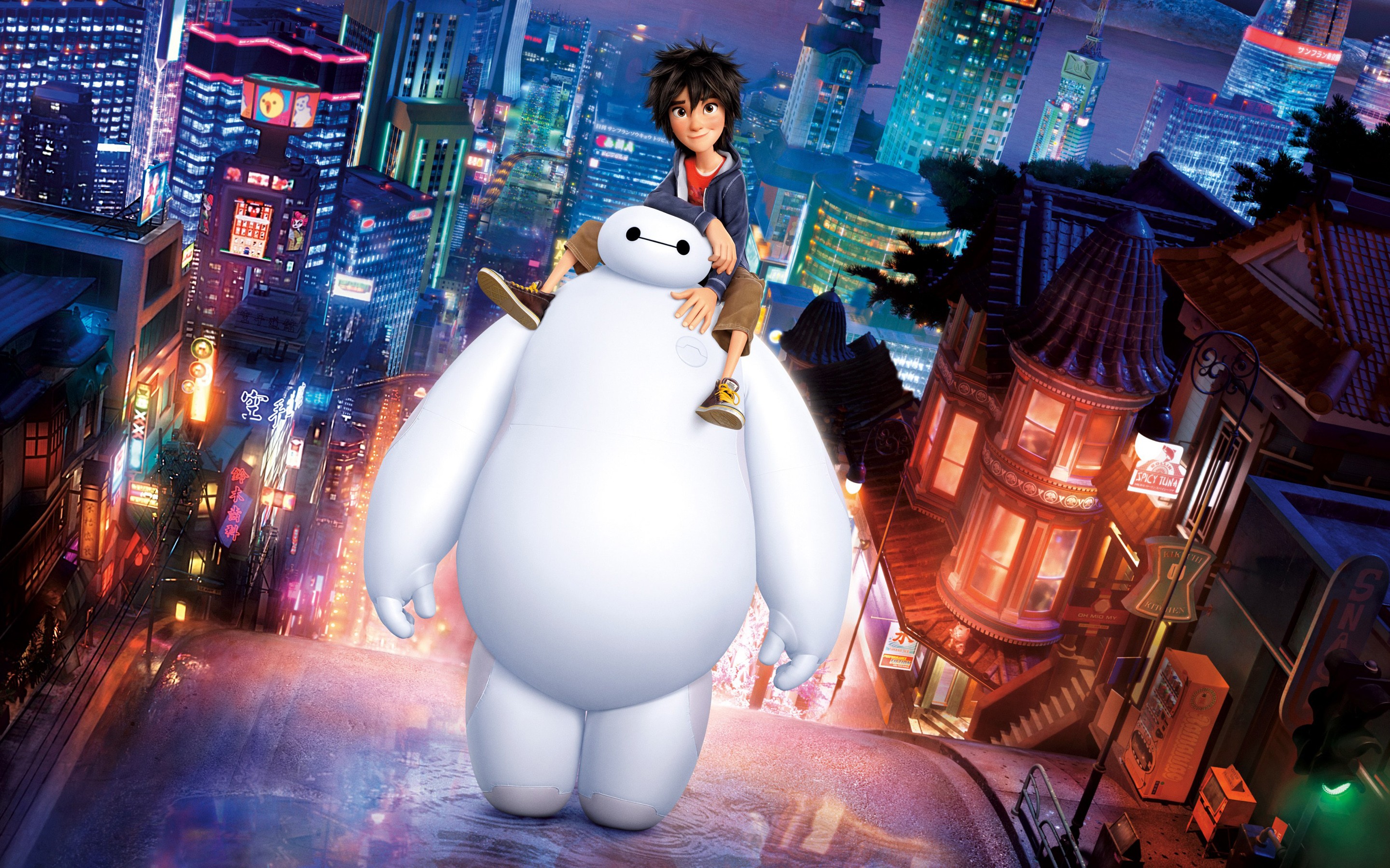 General 2880x1800 Big Hero 6 movies animated movies 2014 (Year) digital art